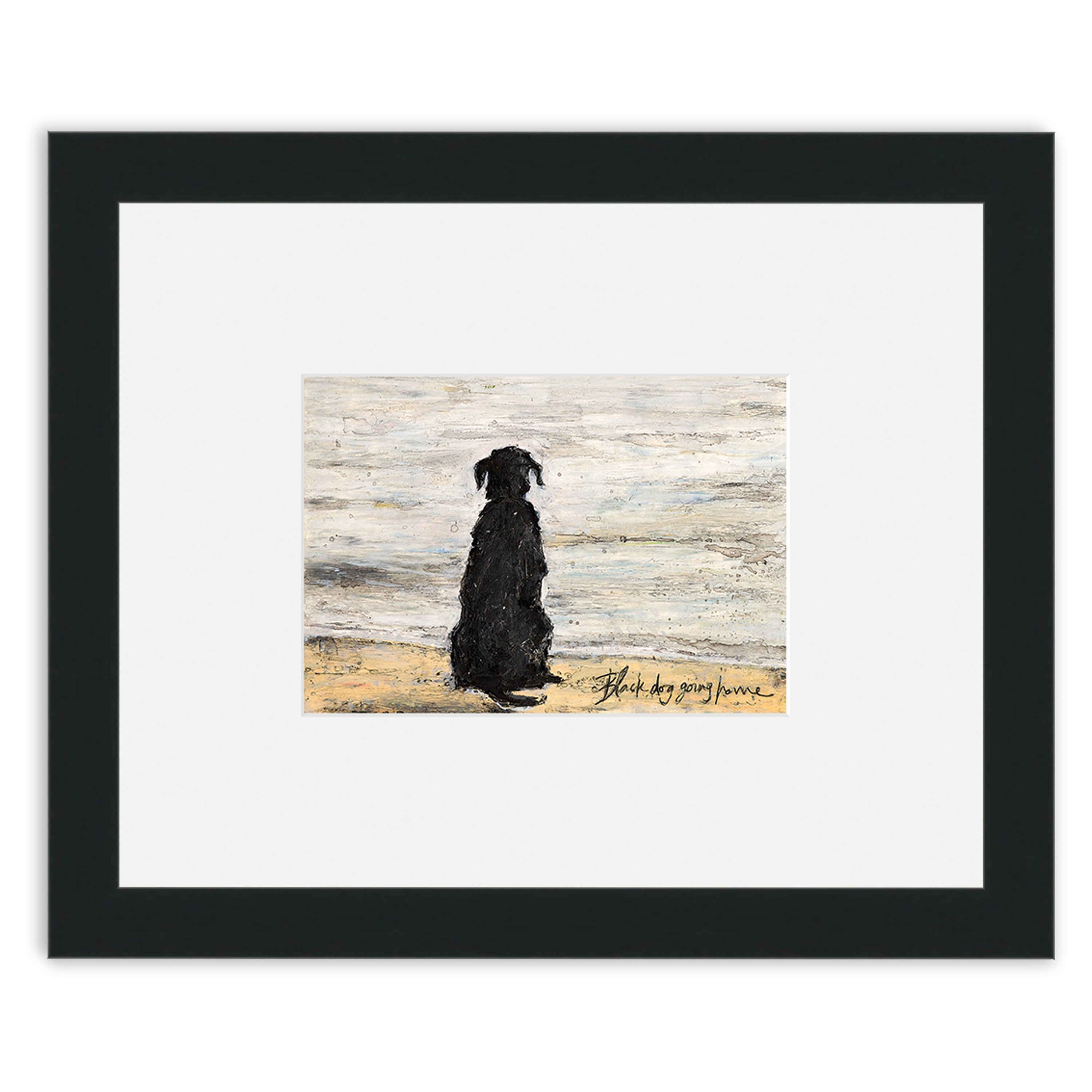 Black Dog Going Home