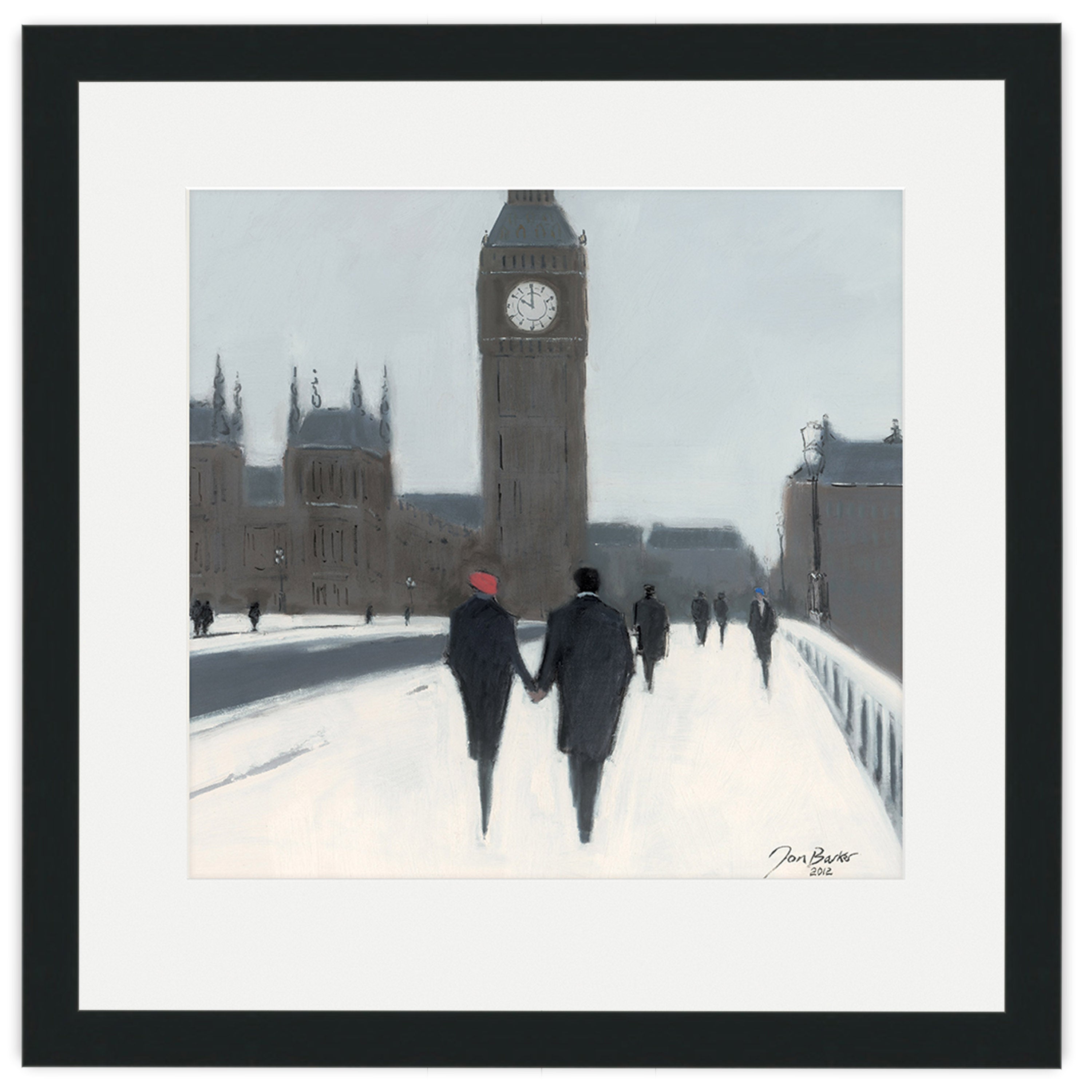 Big Ben, Red Beret and Snow