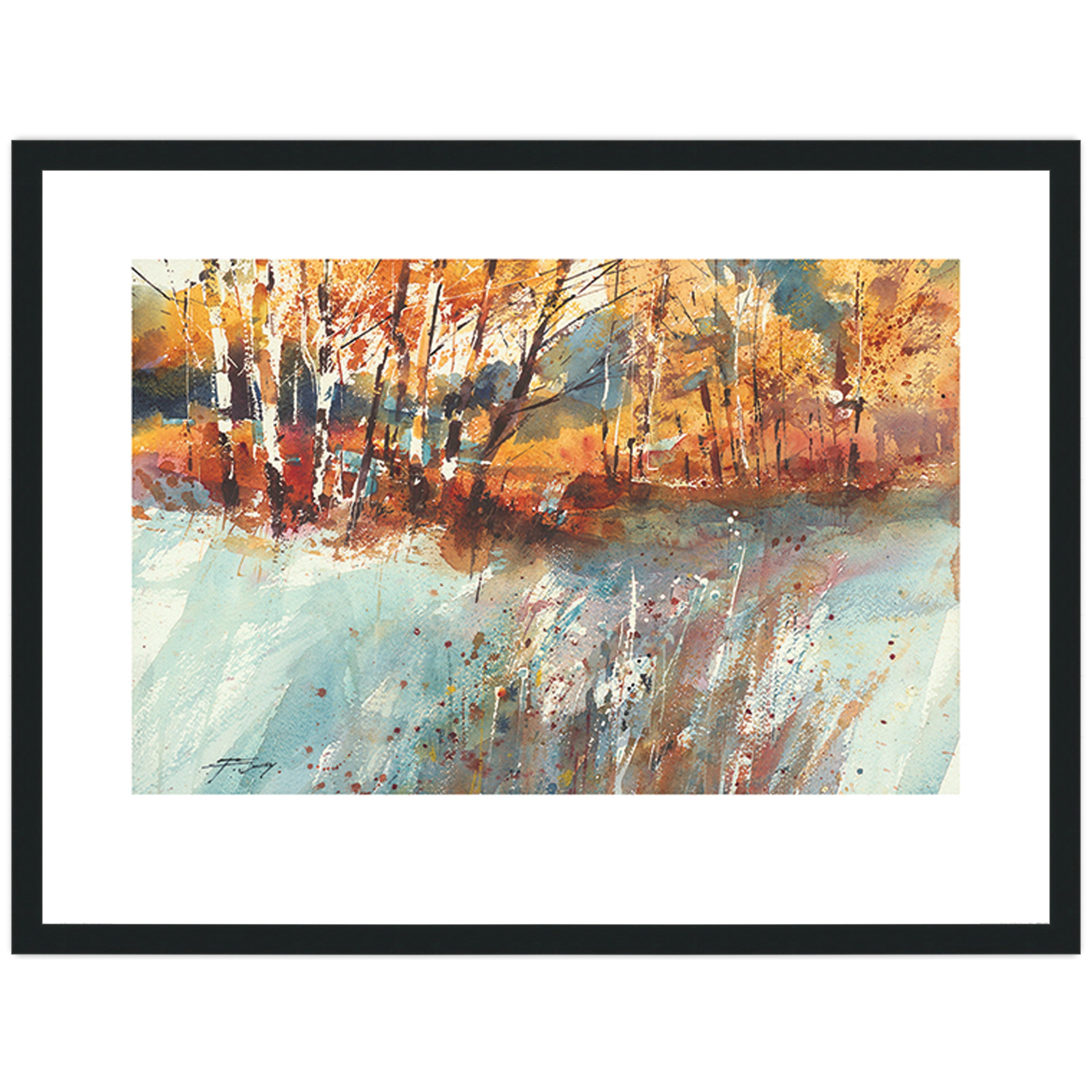 Frost & Autumn Birches