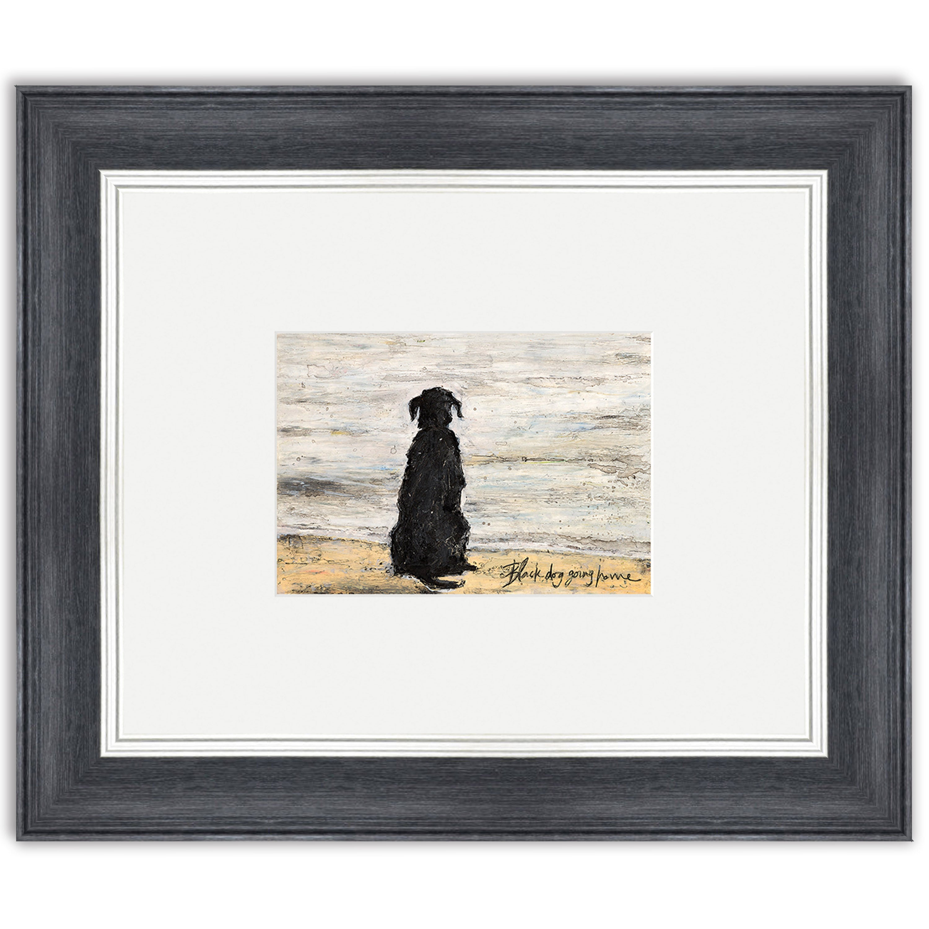 Black Dog Going Home