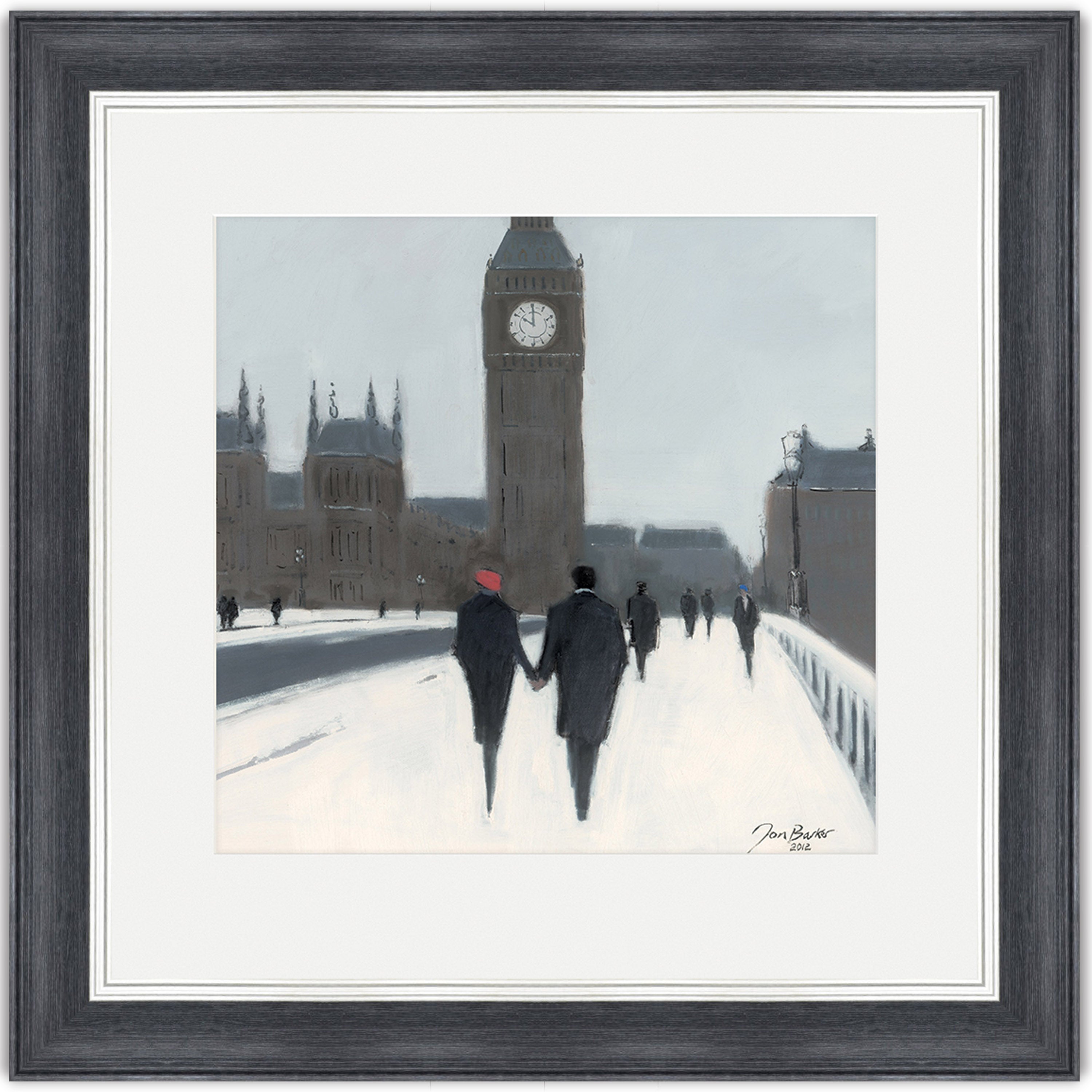 Big Ben, Red Beret and Snow