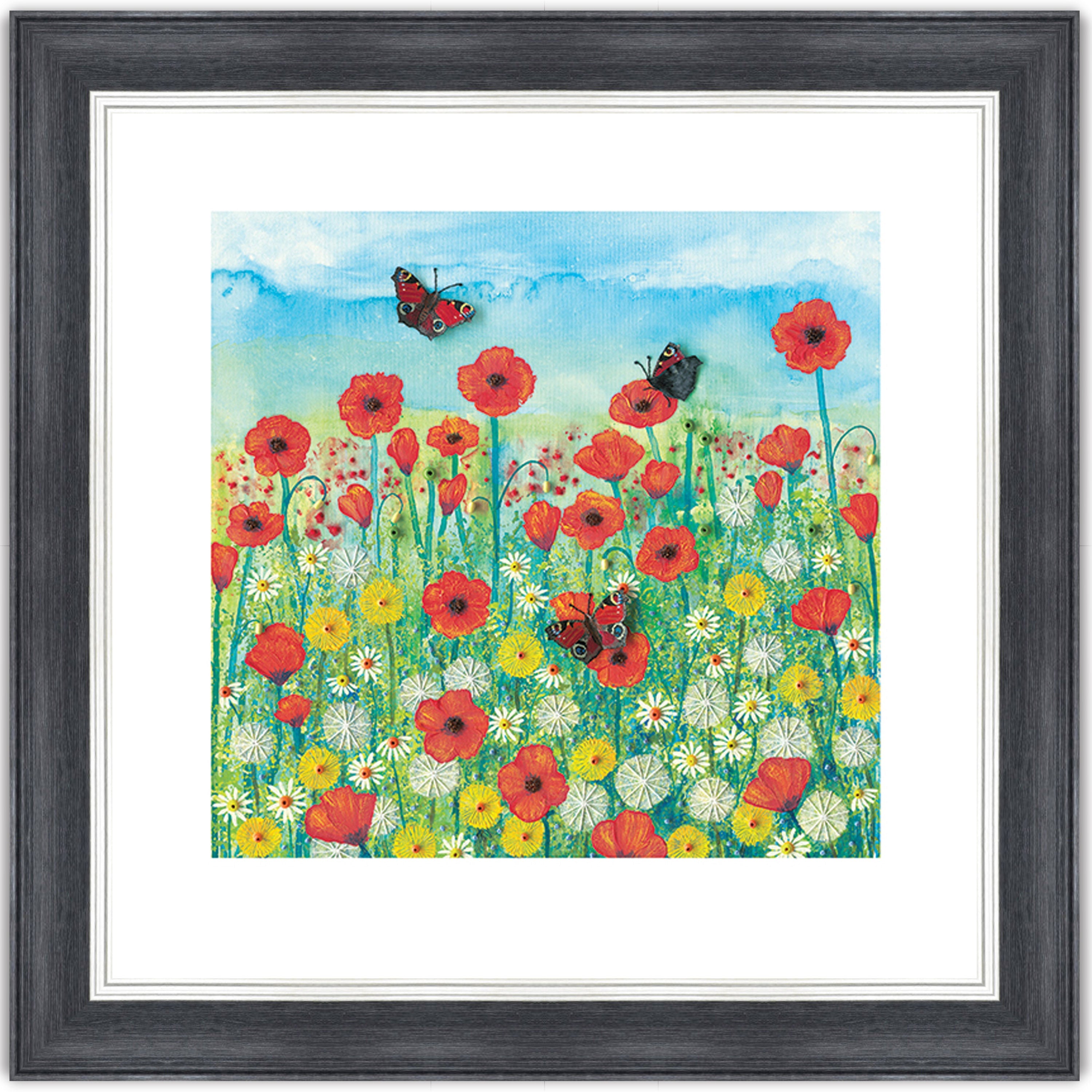 Peacocks and Poppies