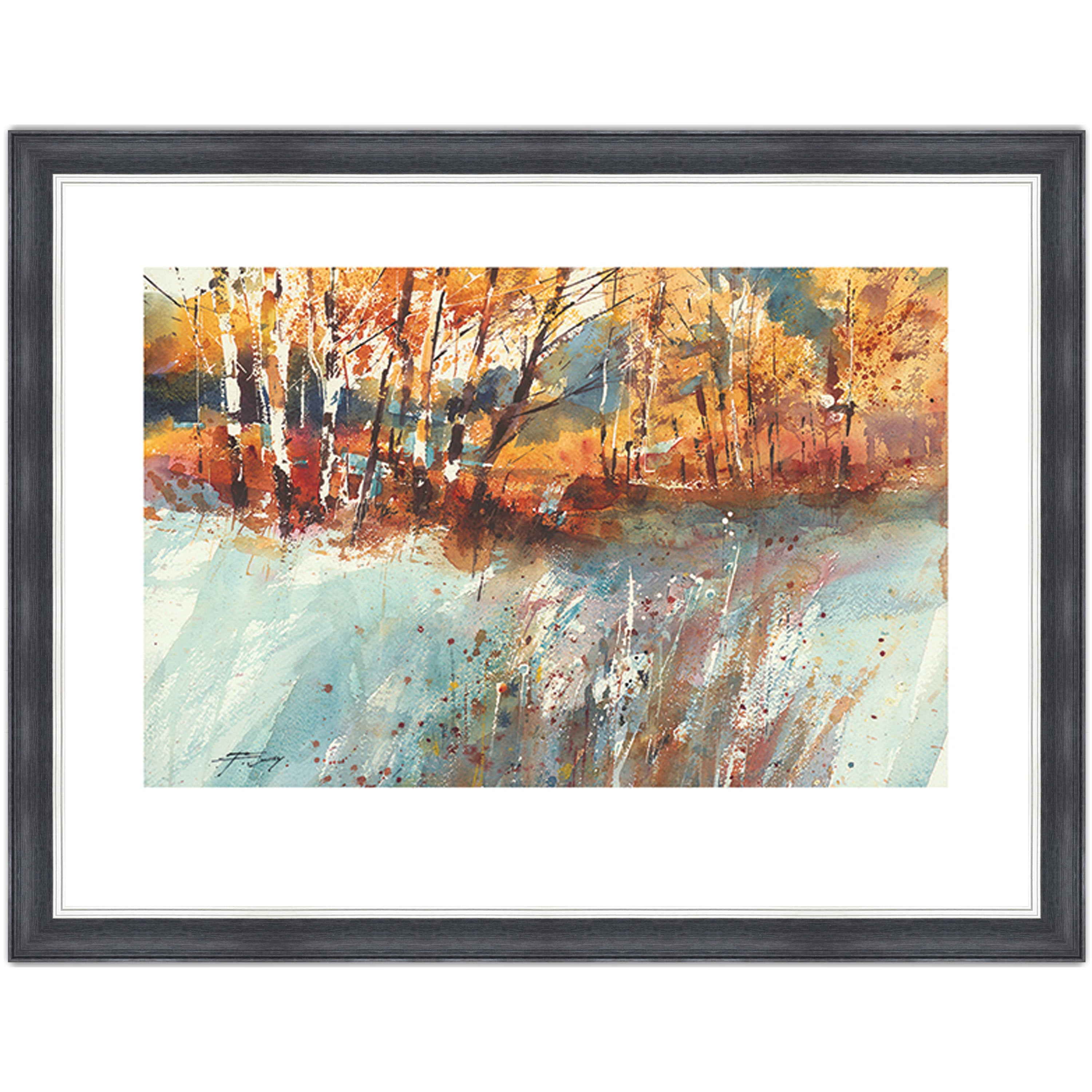 Frost & Autumn Birches