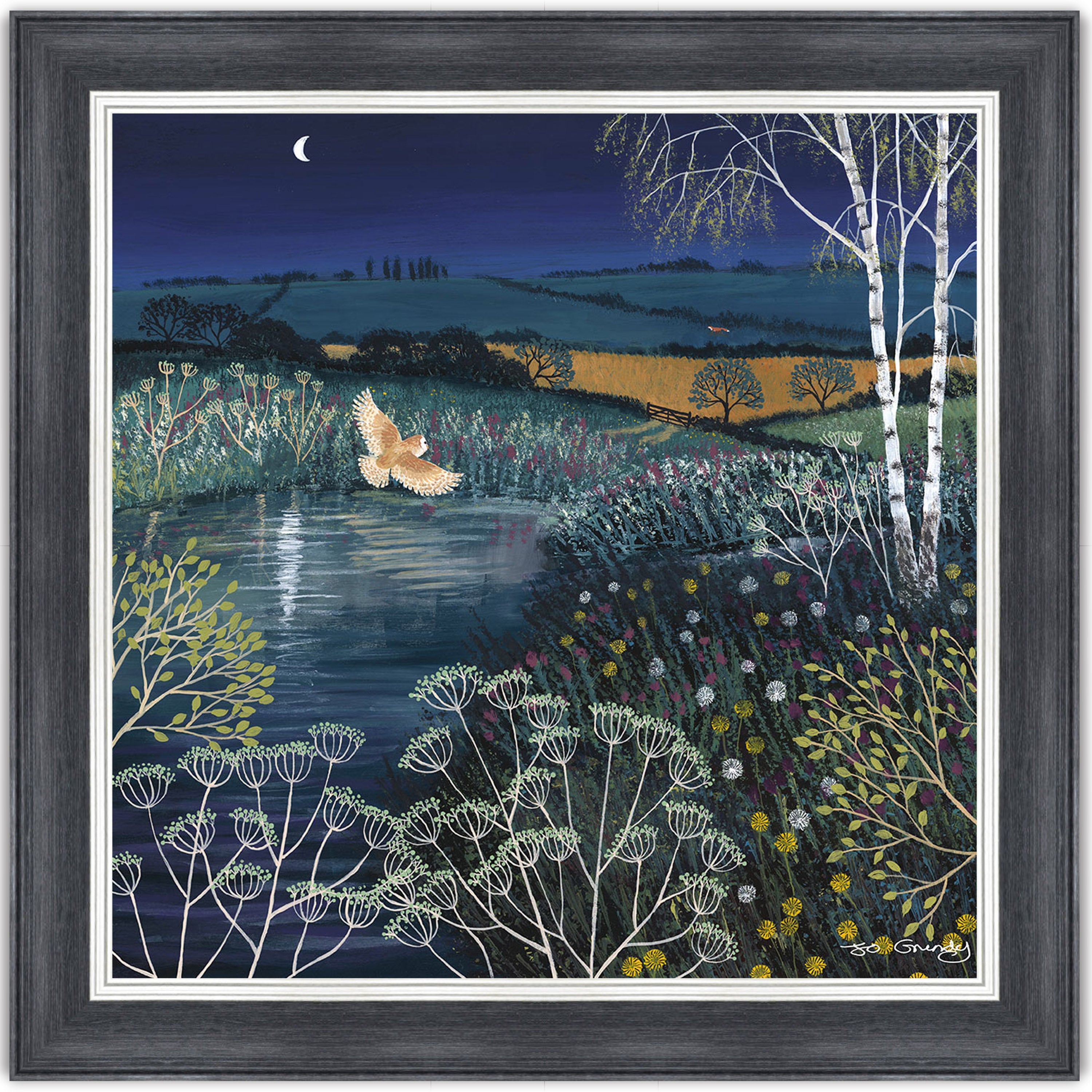 Over Moonlit Pool