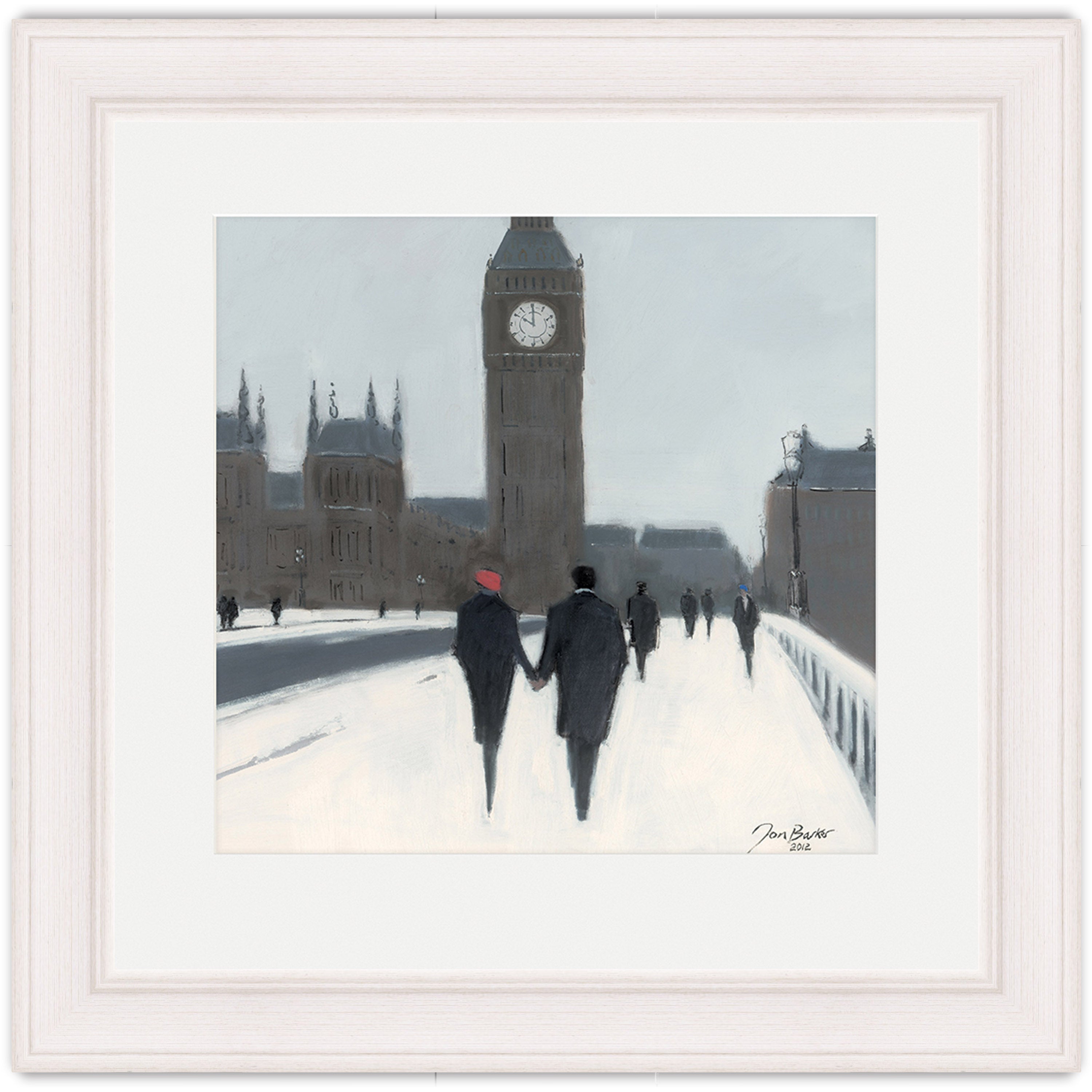 Big Ben, Red Beret and Snow