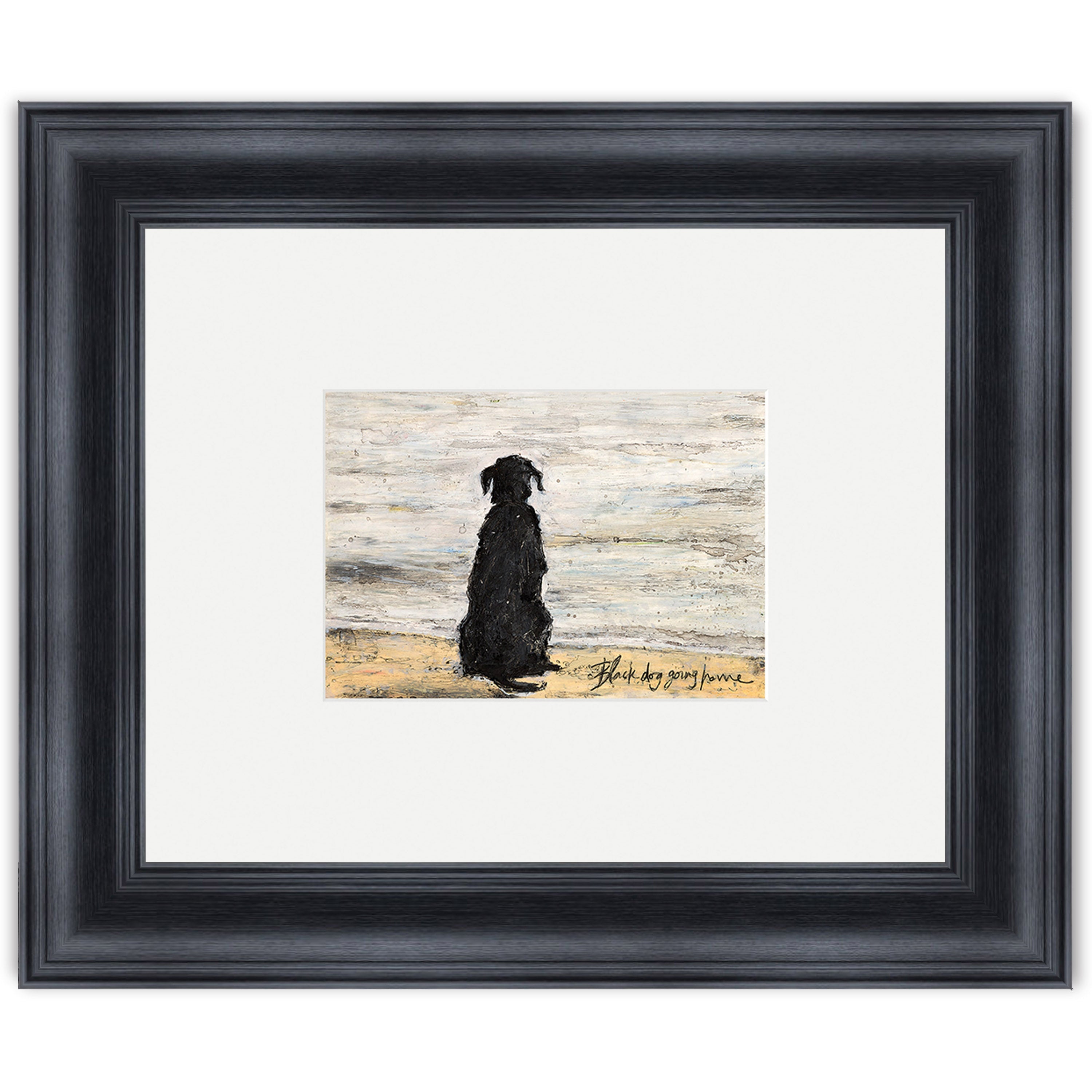 Black Dog Going Home