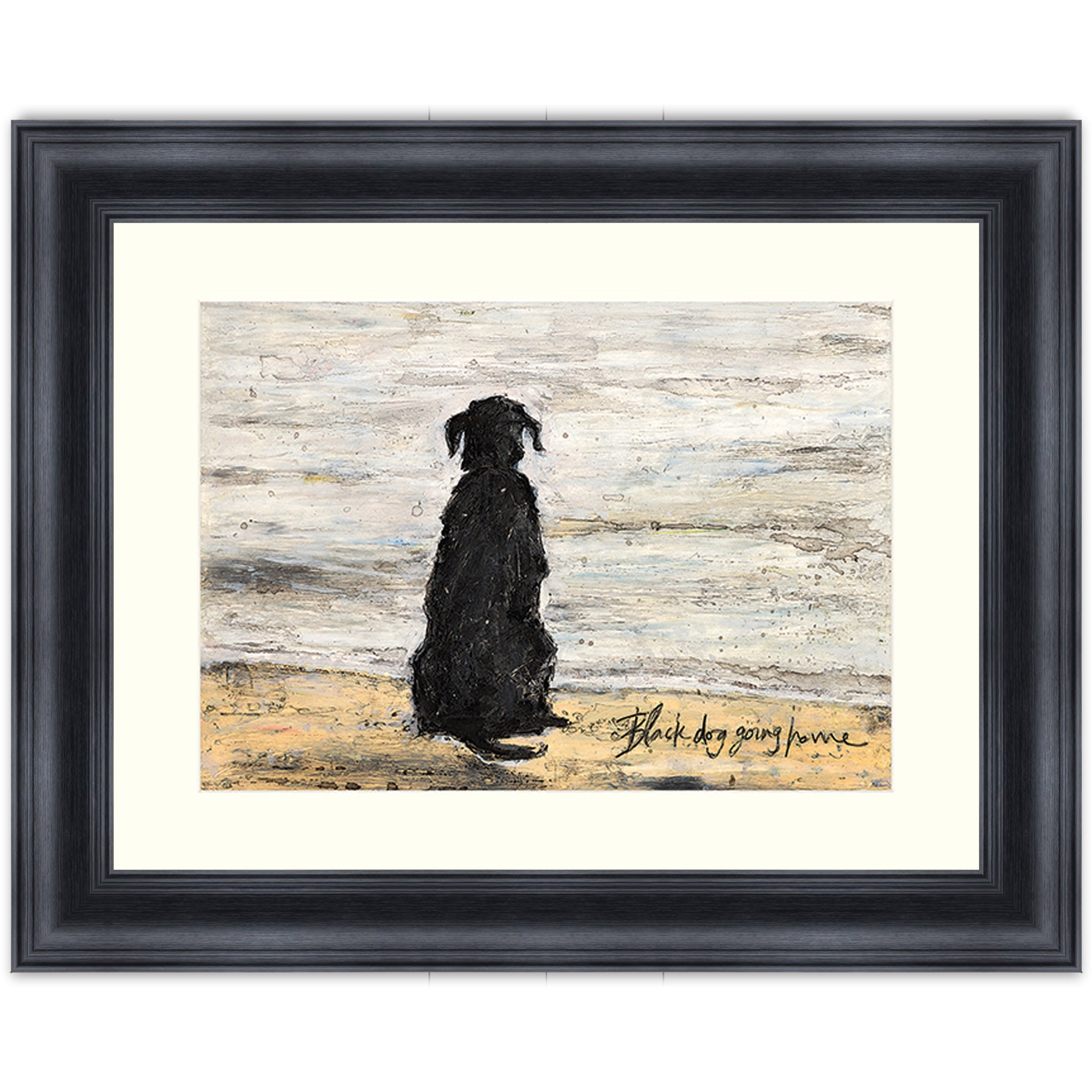Black Dog Going Home