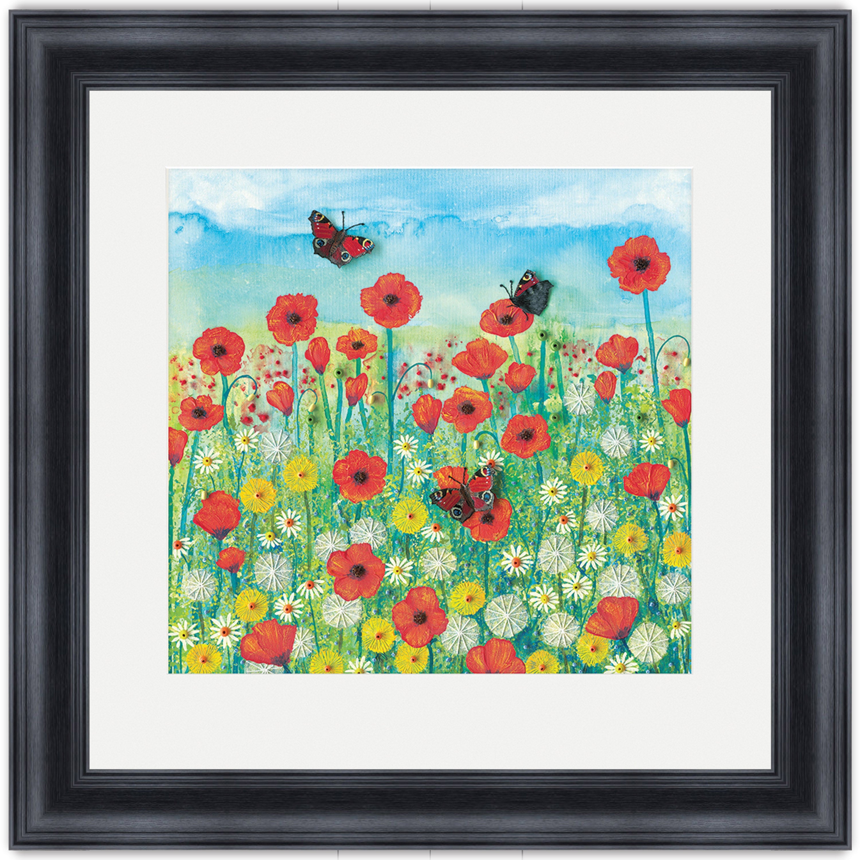 Peacocks and Poppies