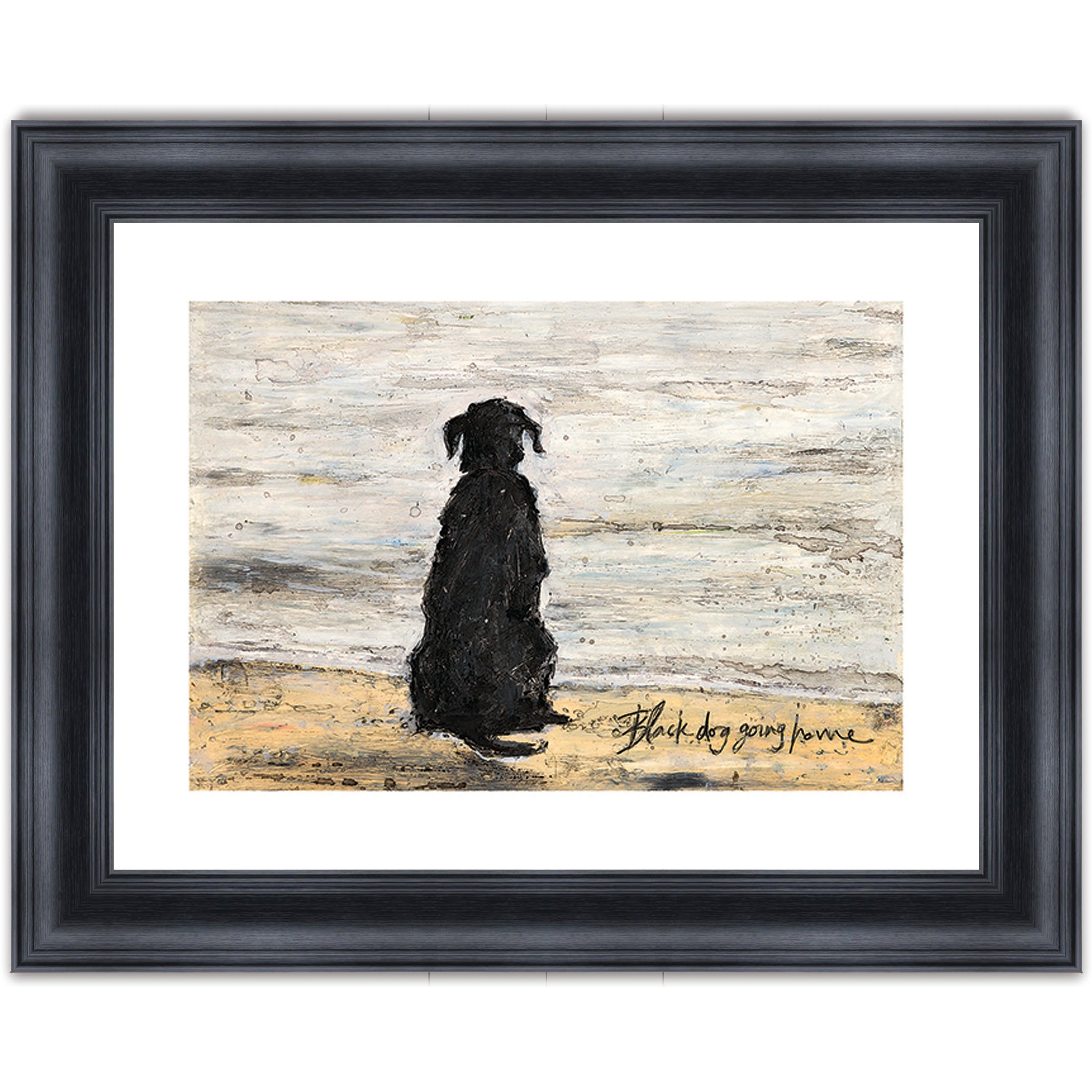 Black Dog Going Home