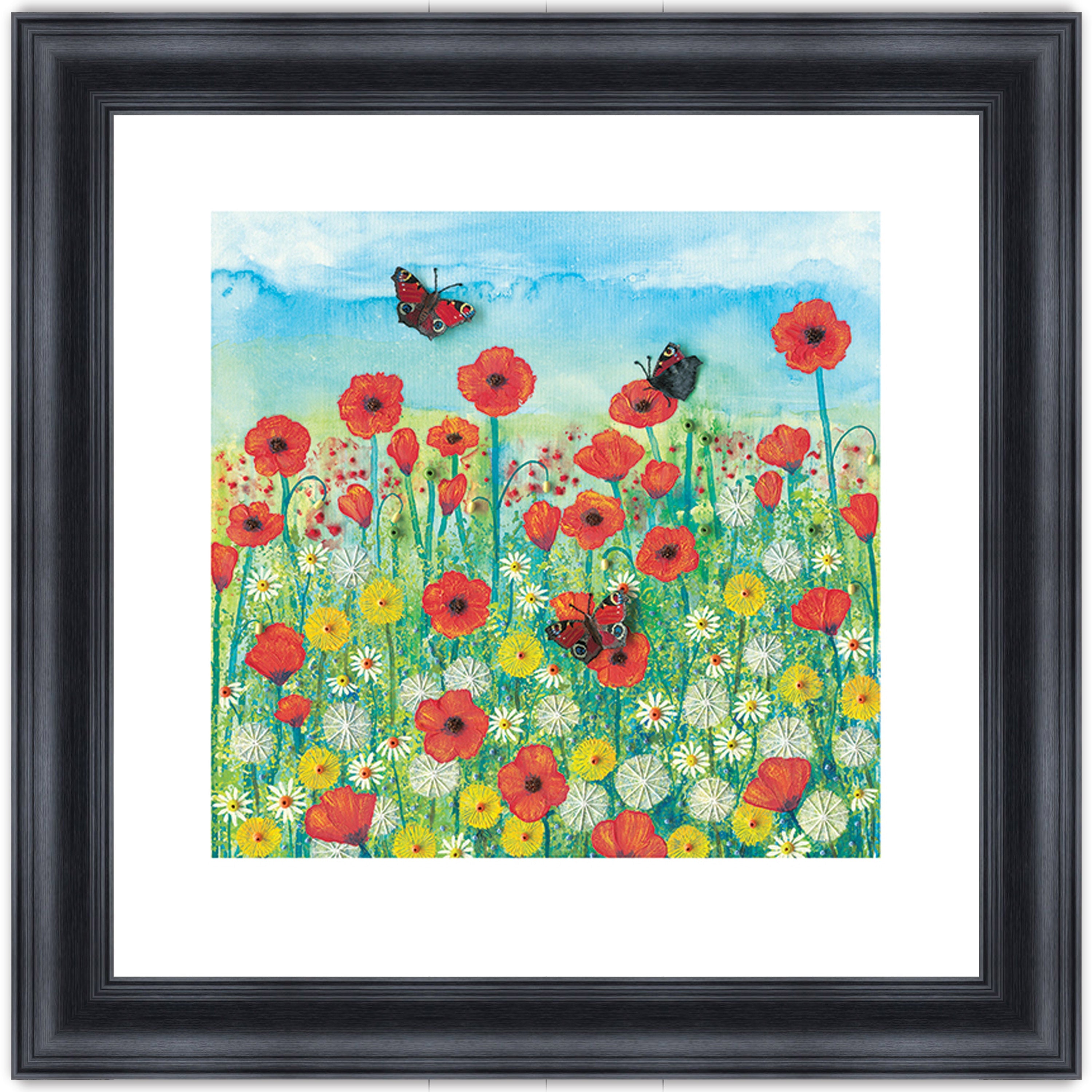 Peacocks and Poppies