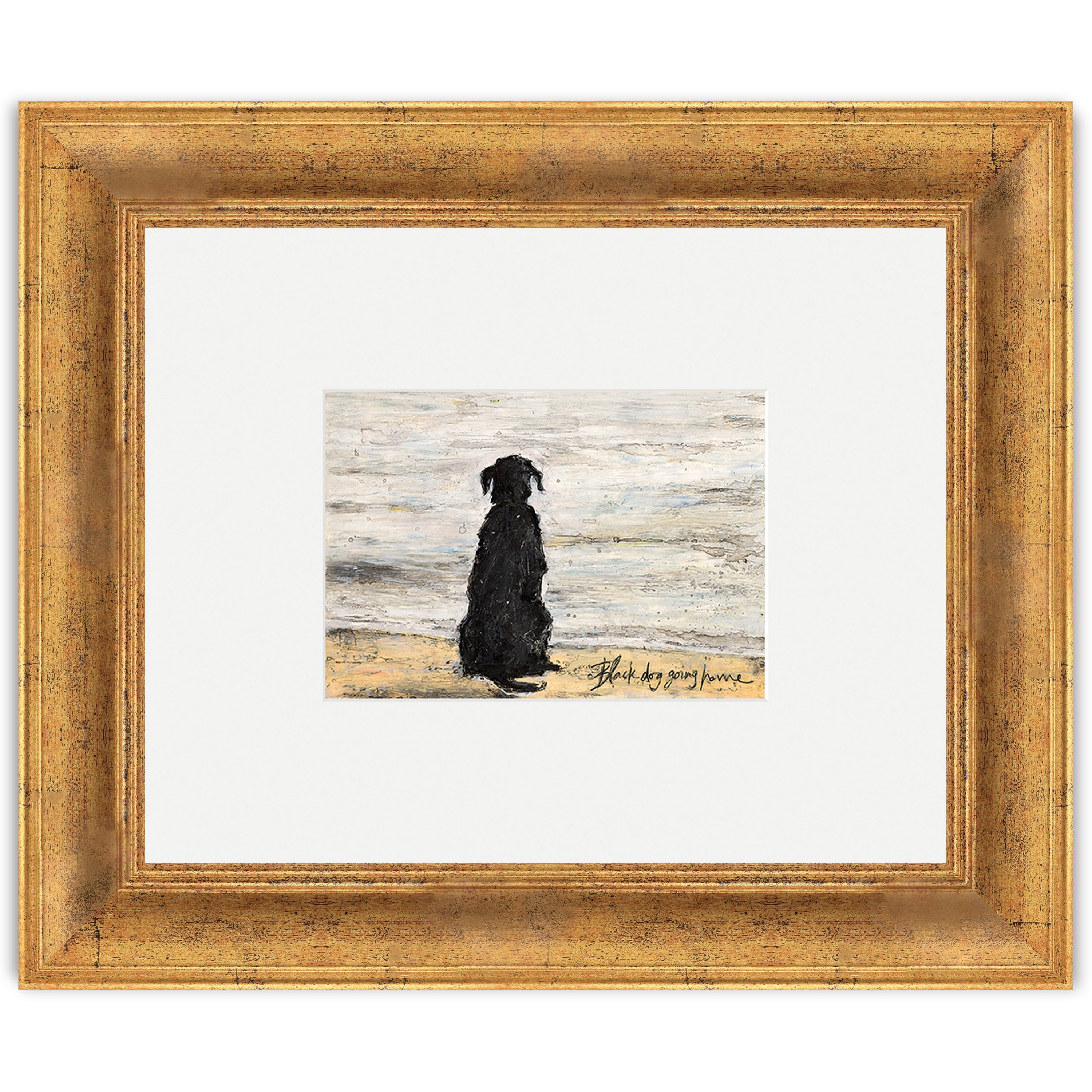 Black Dog Going Home