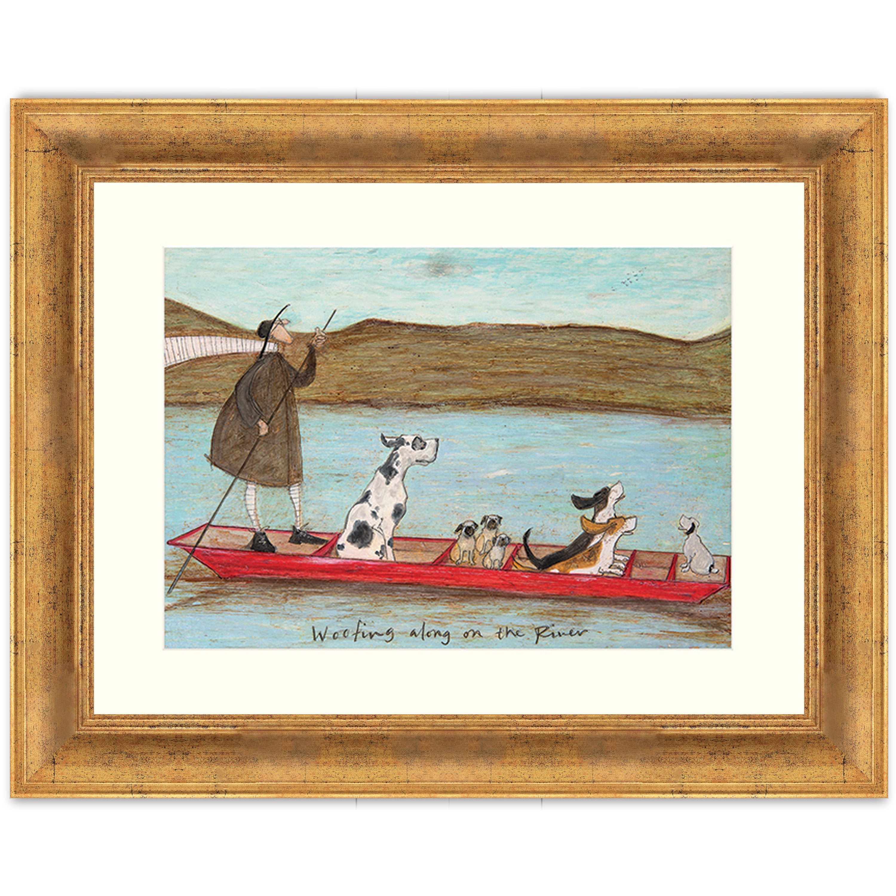 Woofing along on the River