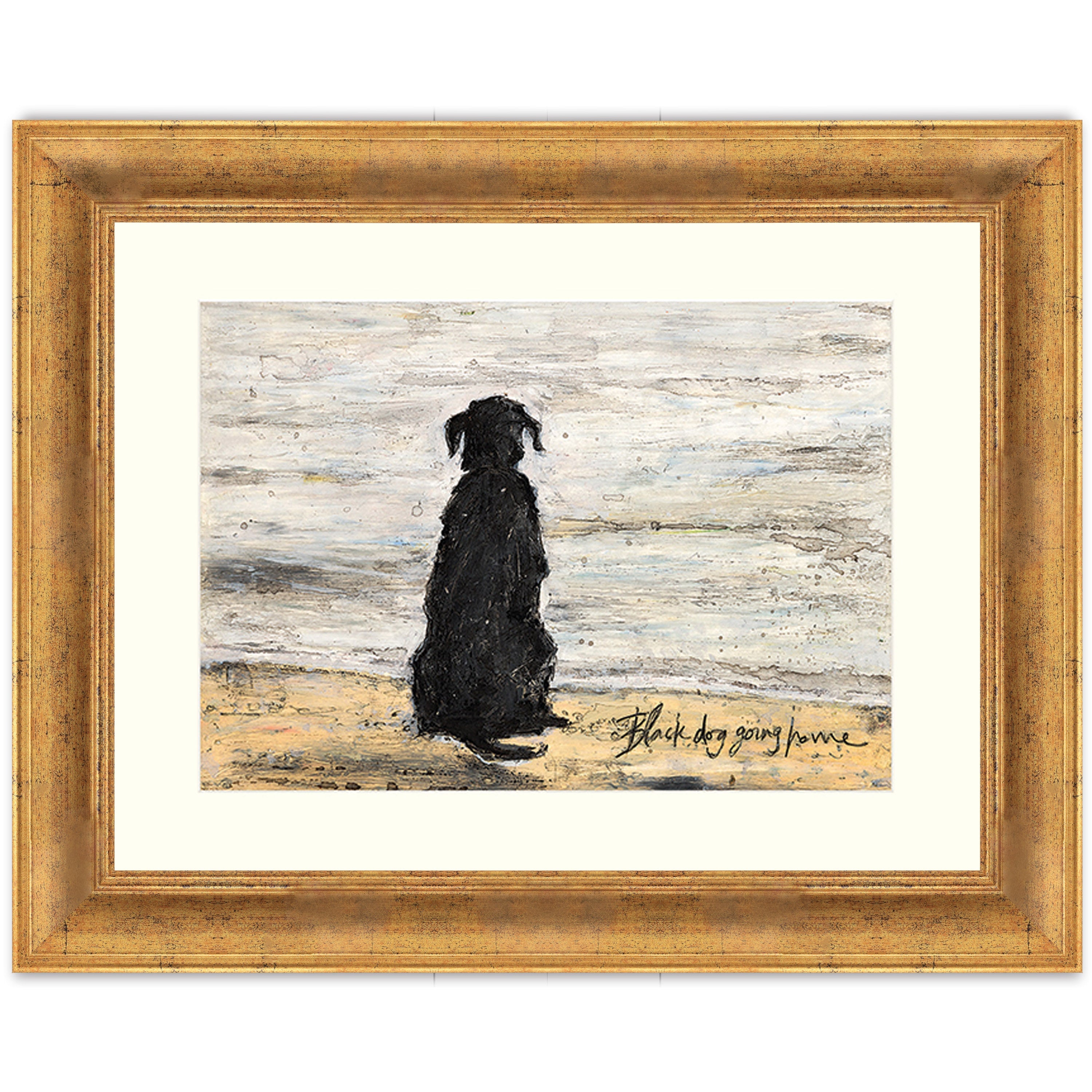 Black Dog Going Home