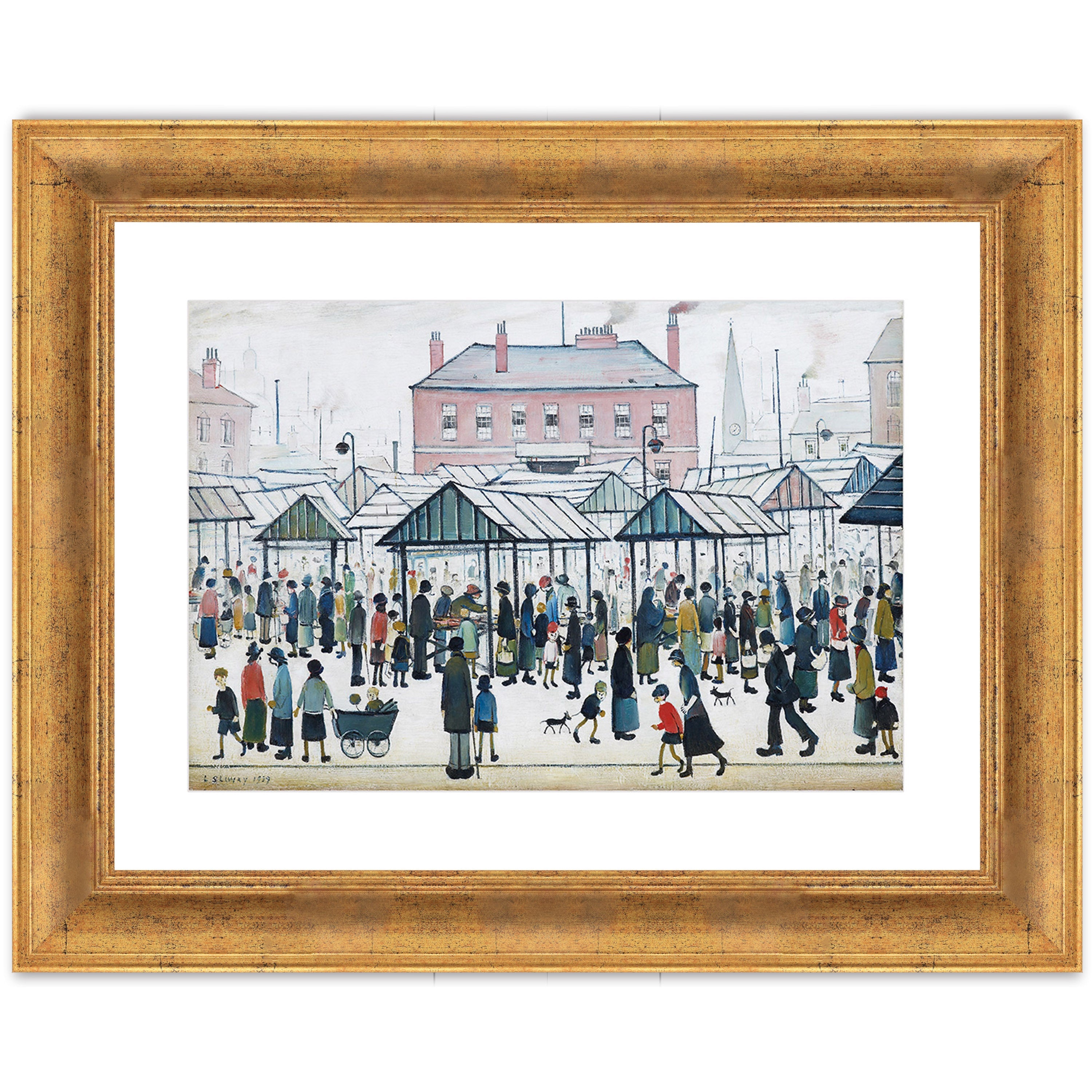 Market Scene, Northern Town, 1939