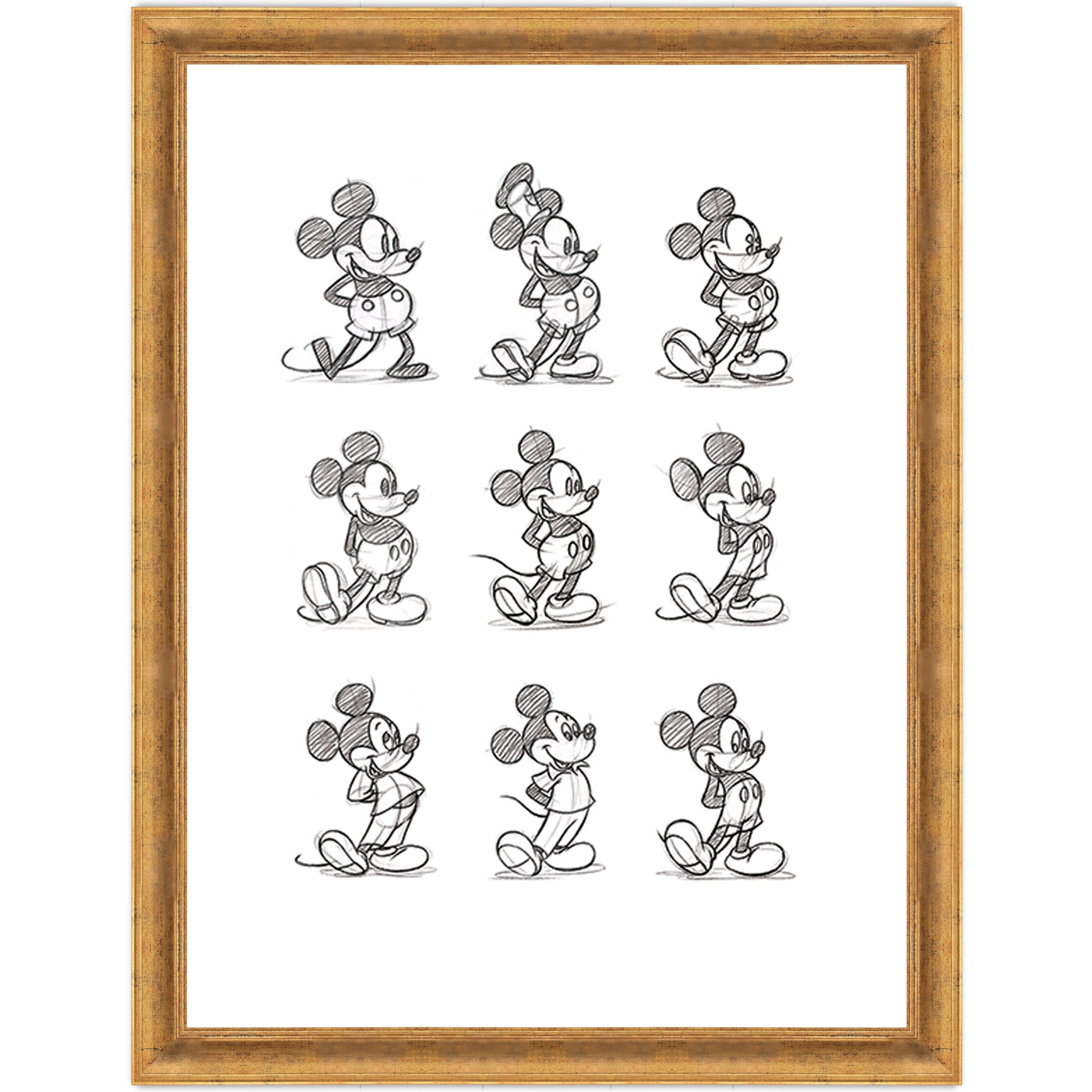 Mickey Mouse Poses (Sketch)