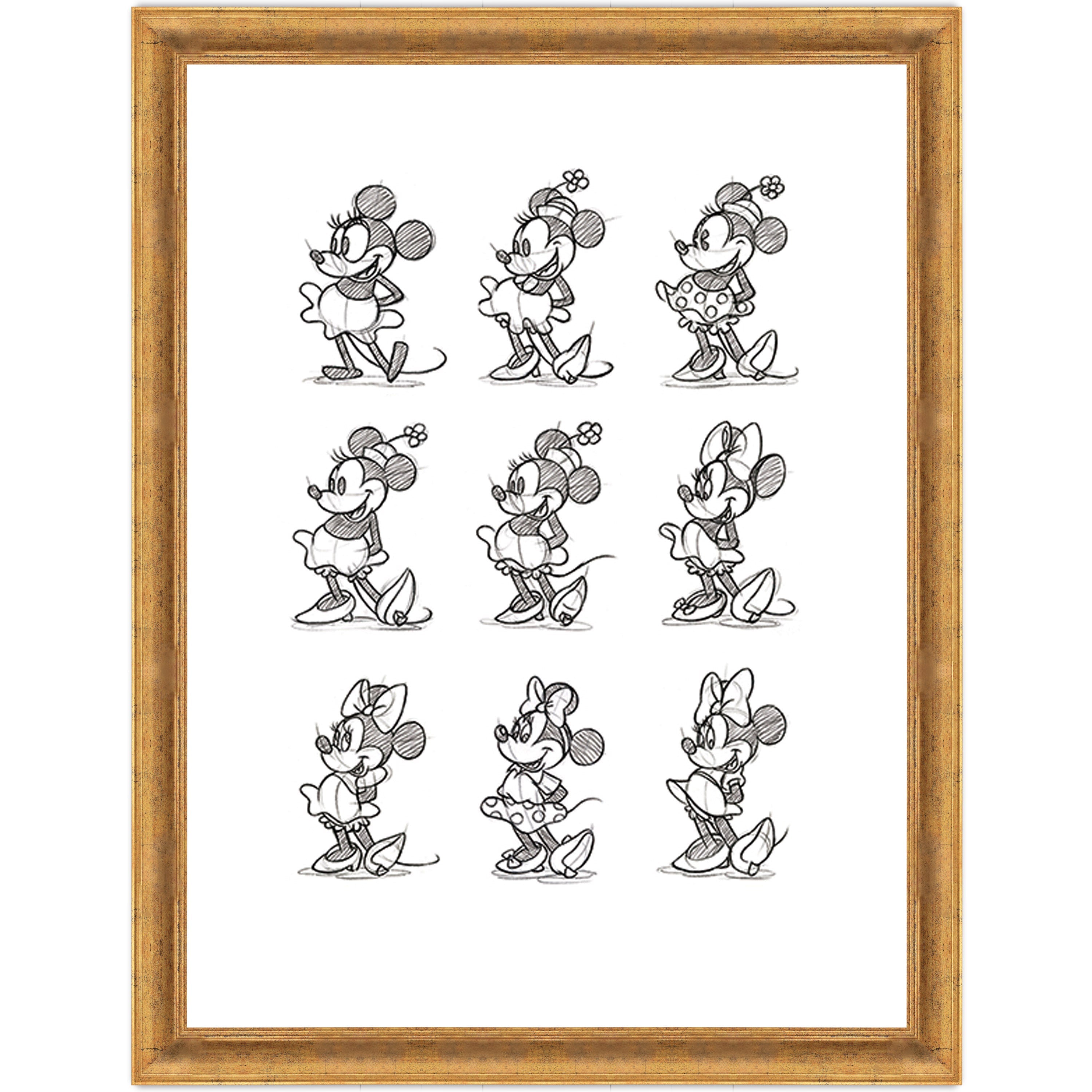 Minnie Mouse Poses (Sketch)