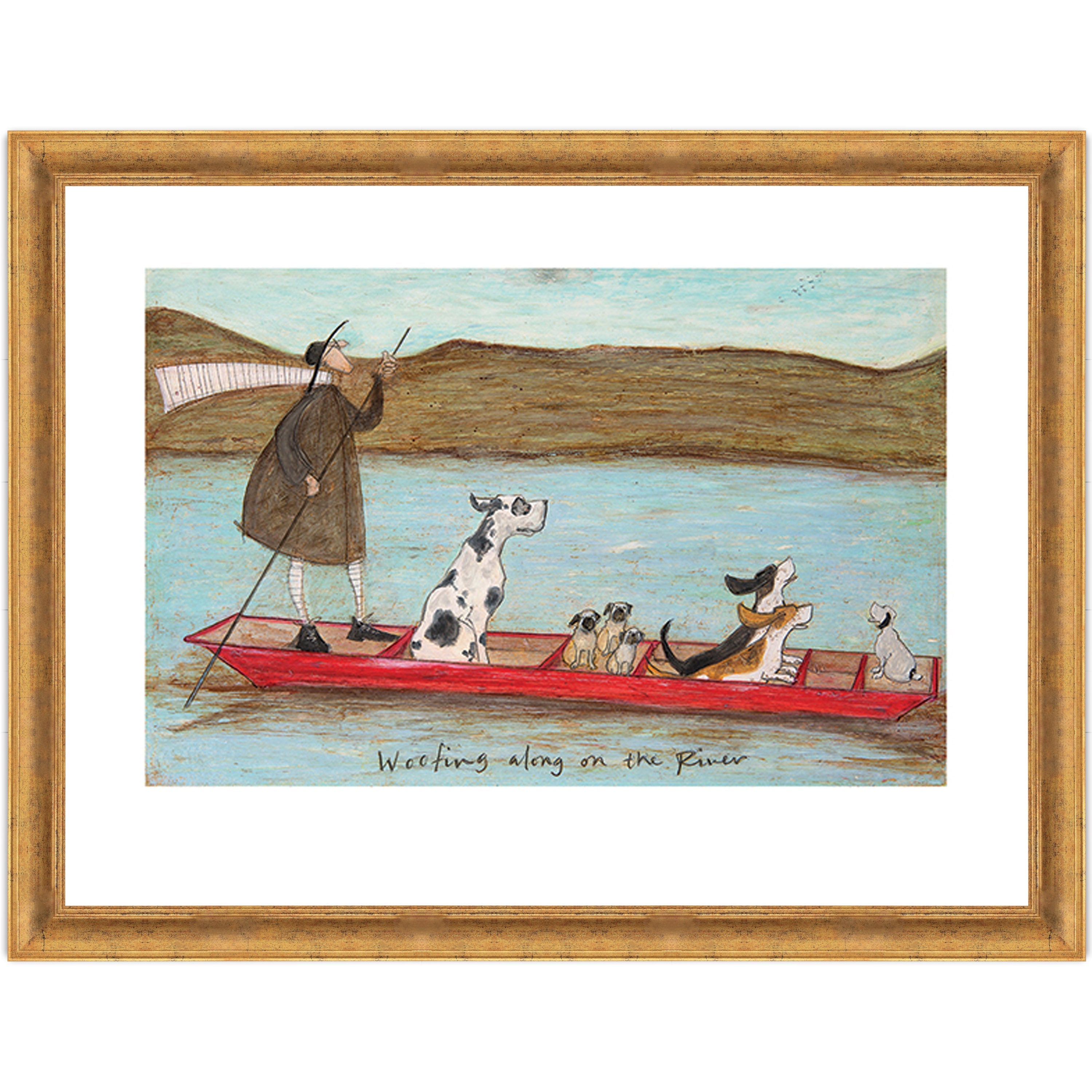 Woofing along on the River