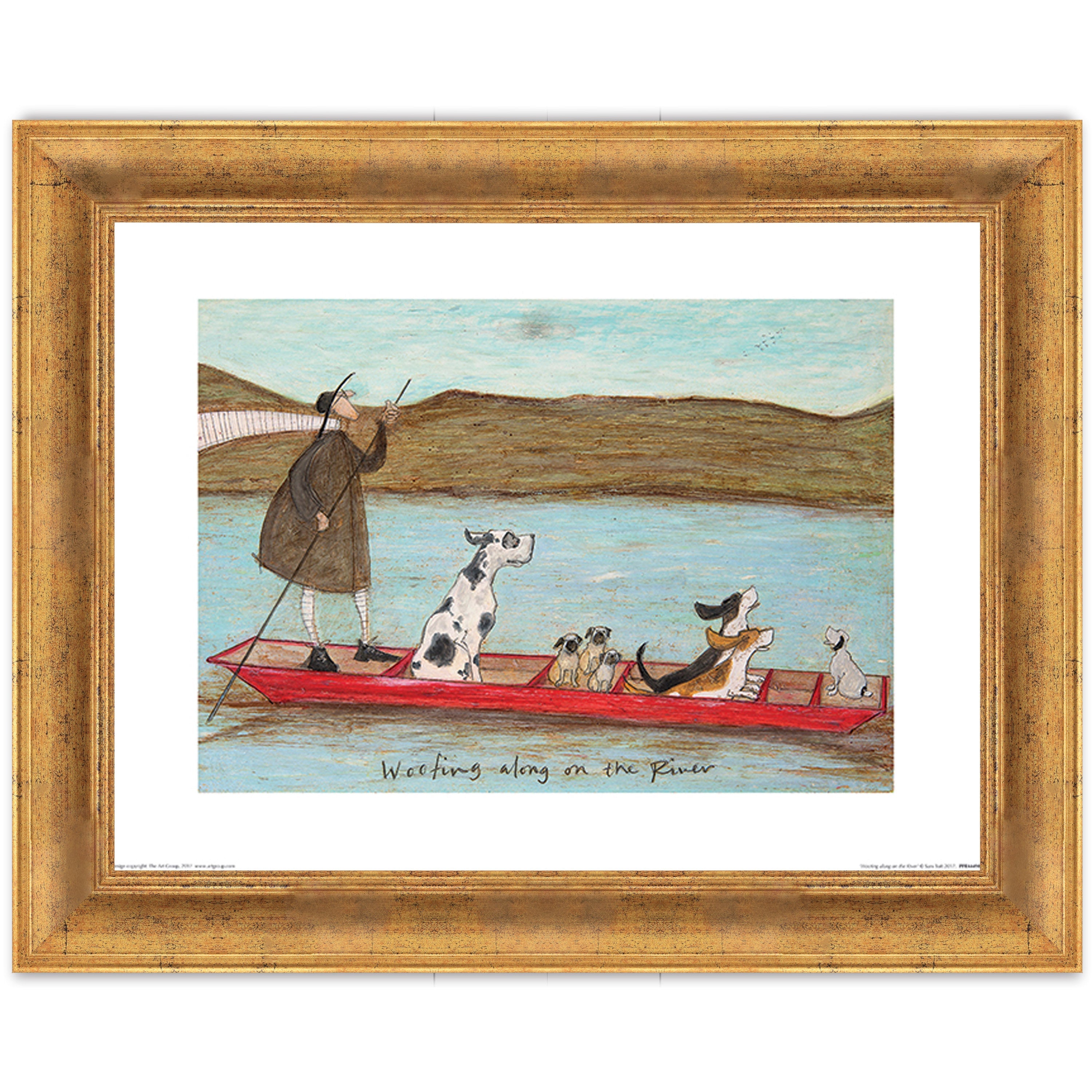 Woofing along on the River