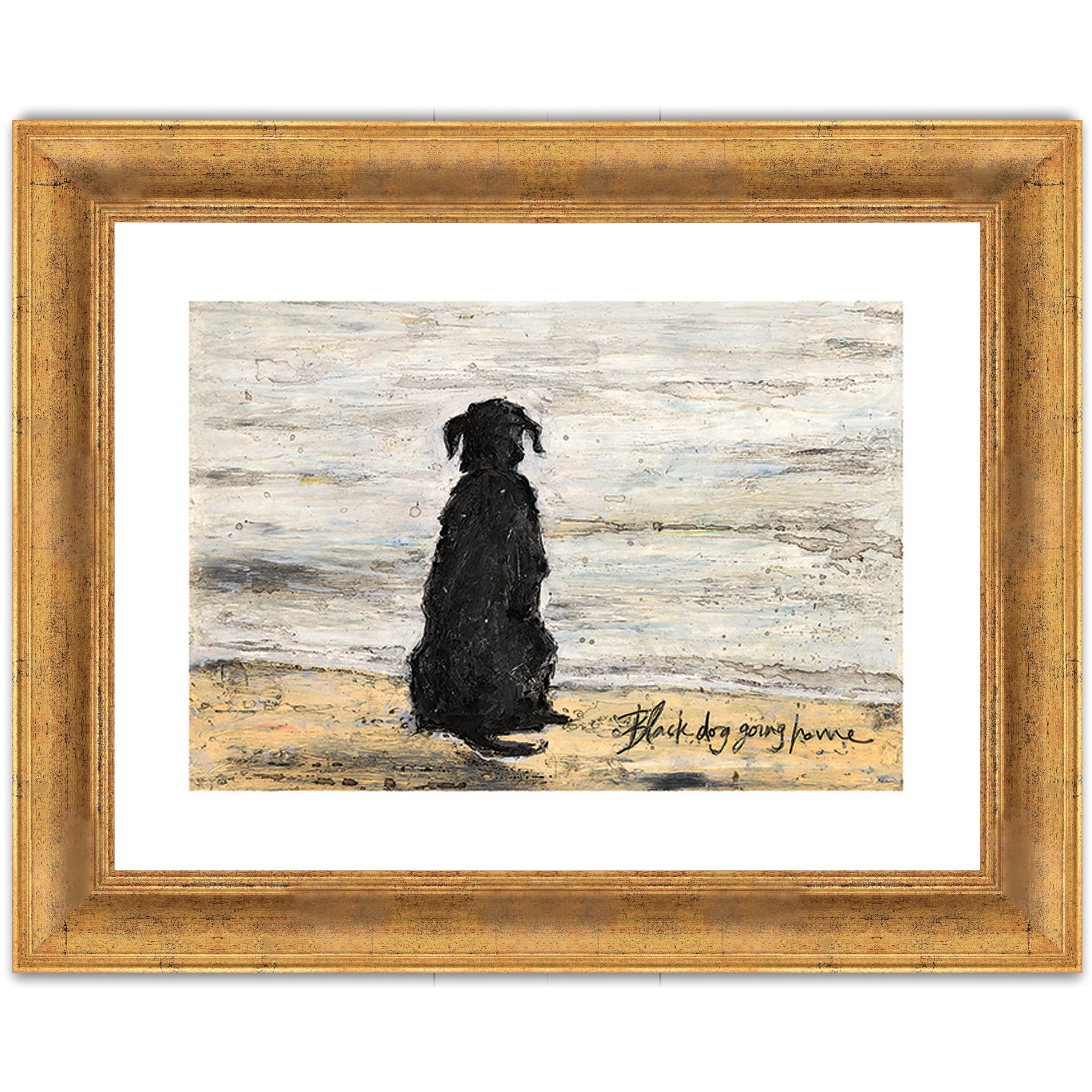Black Dog Going Home