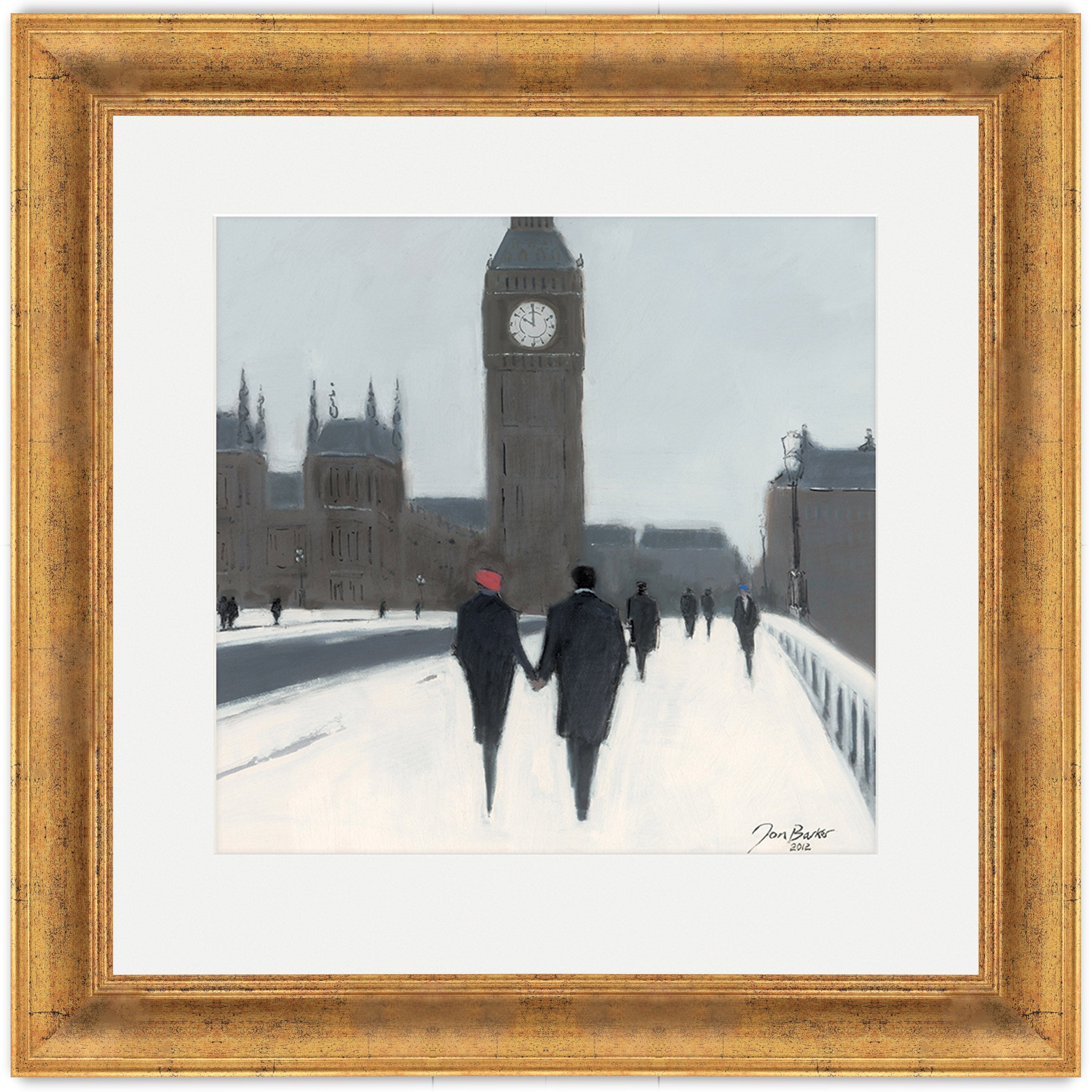 Big Ben, Red Beret and Snow