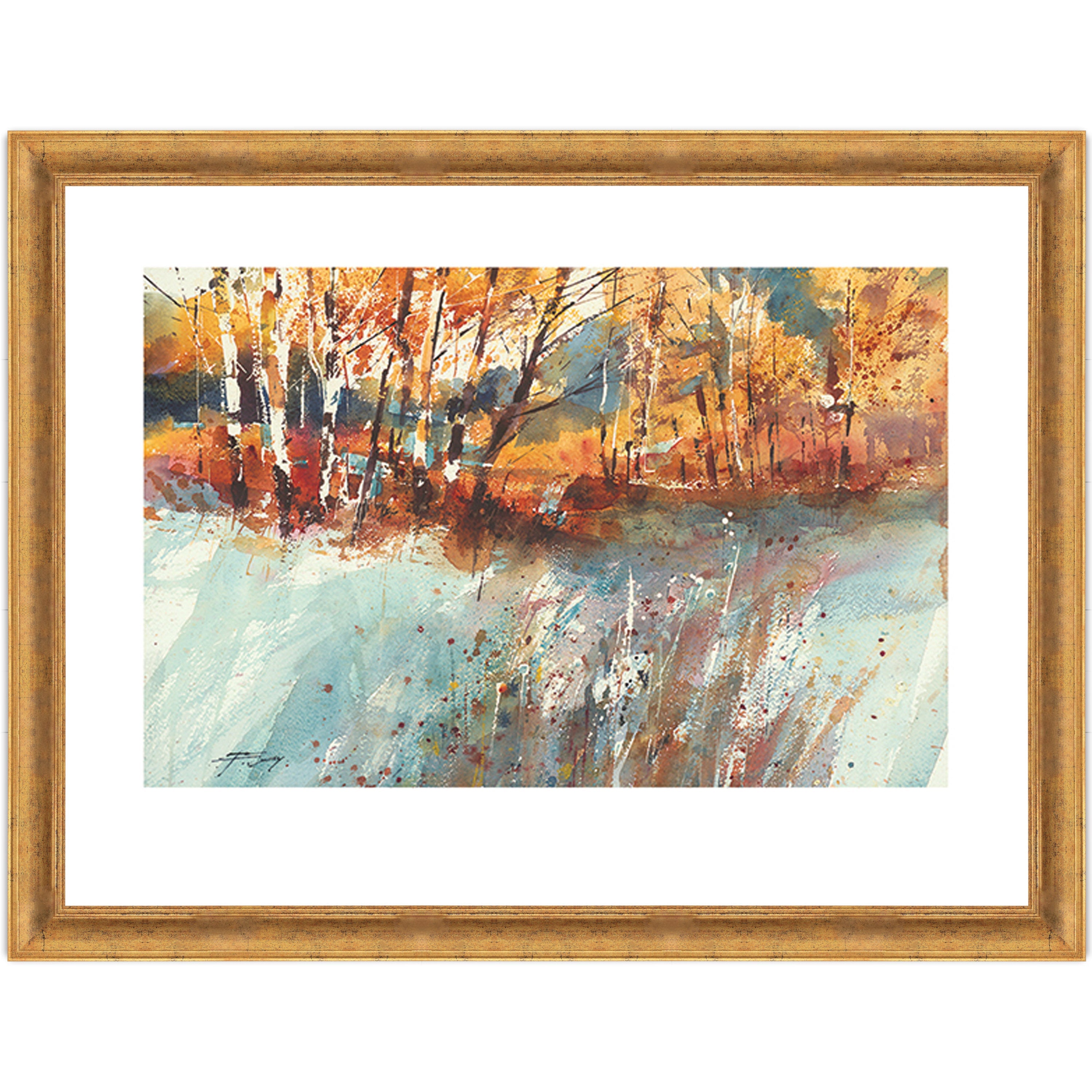 Frost & Autumn Birches