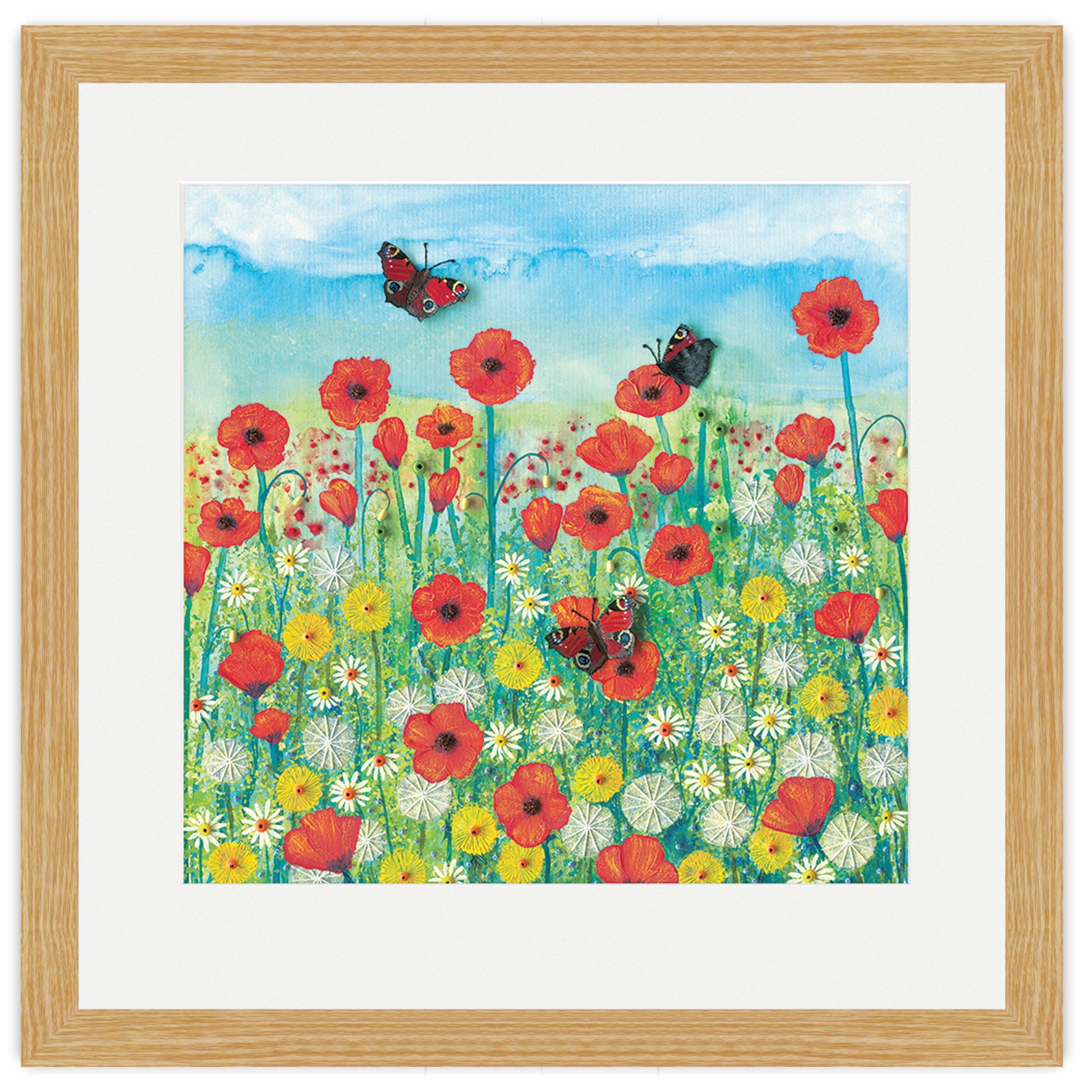 Peacocks and Poppies