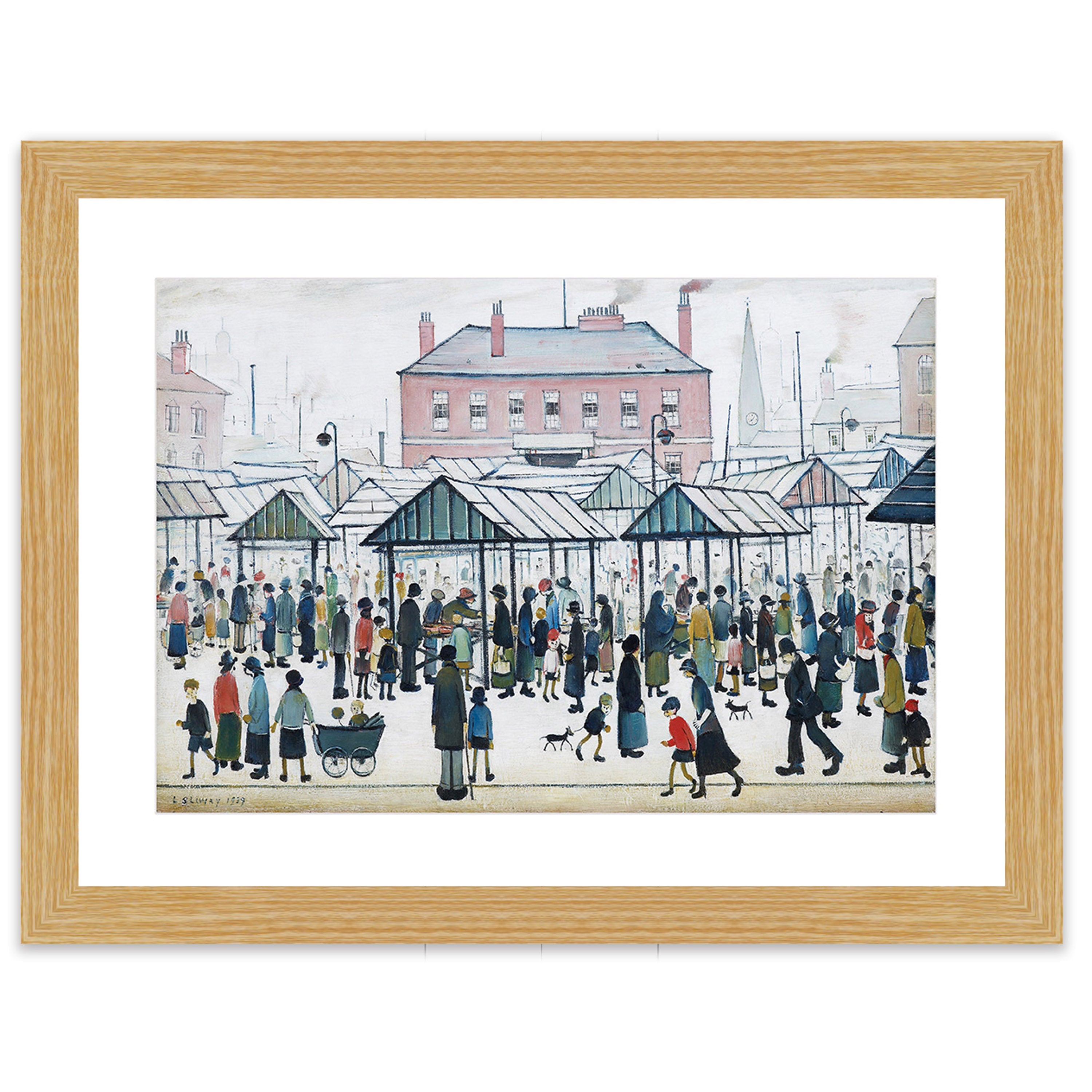 Market Scene, Northern Town, 1939