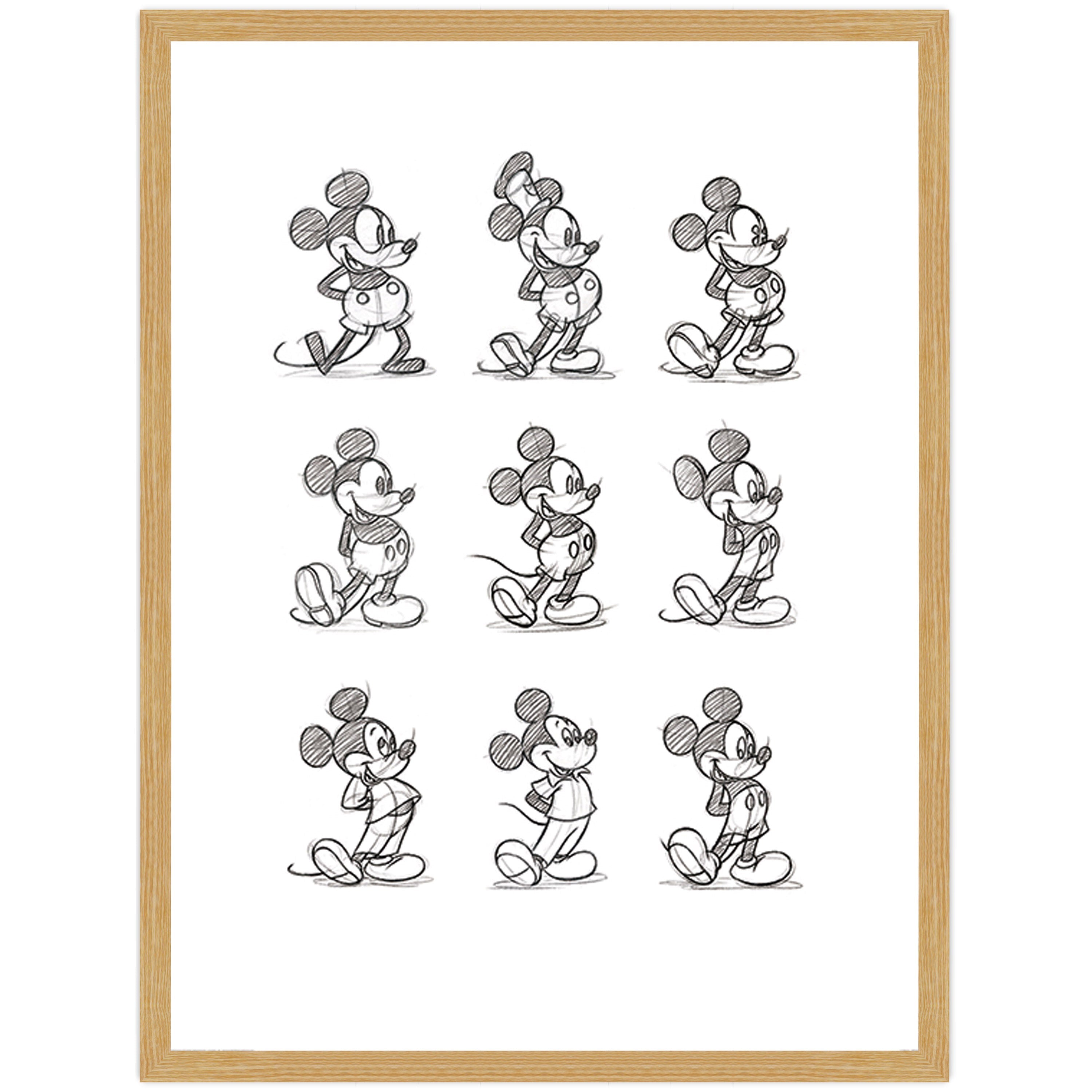 Mickey Mouse Poses (Sketch)