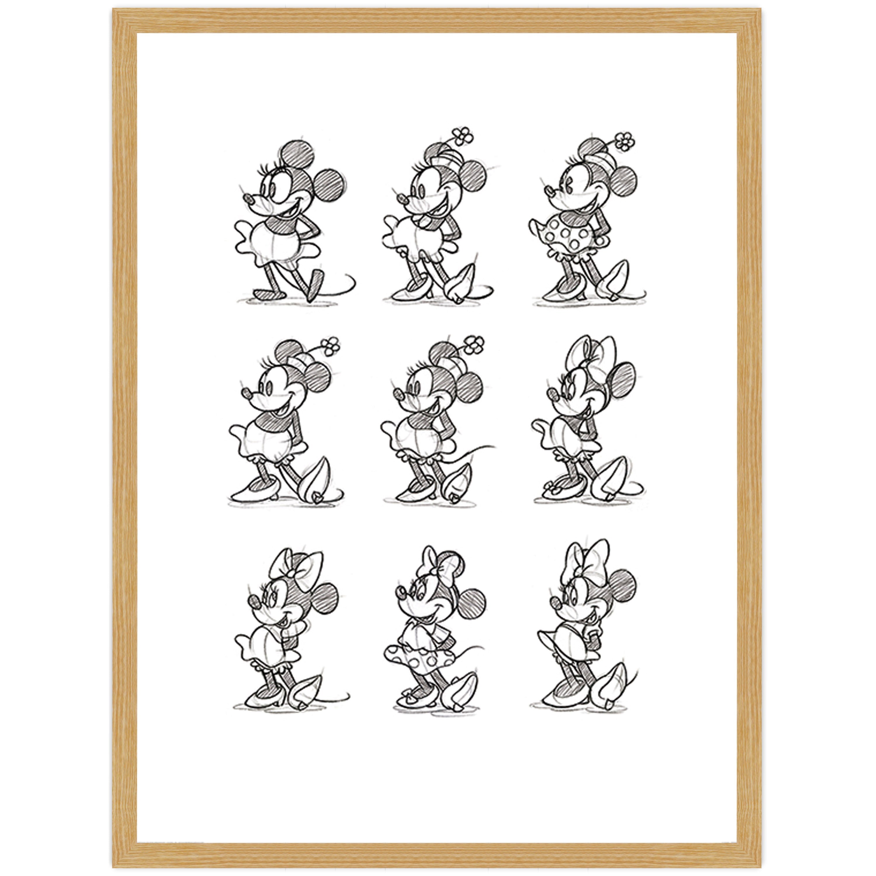 Minnie Mouse Poses (Sketch)