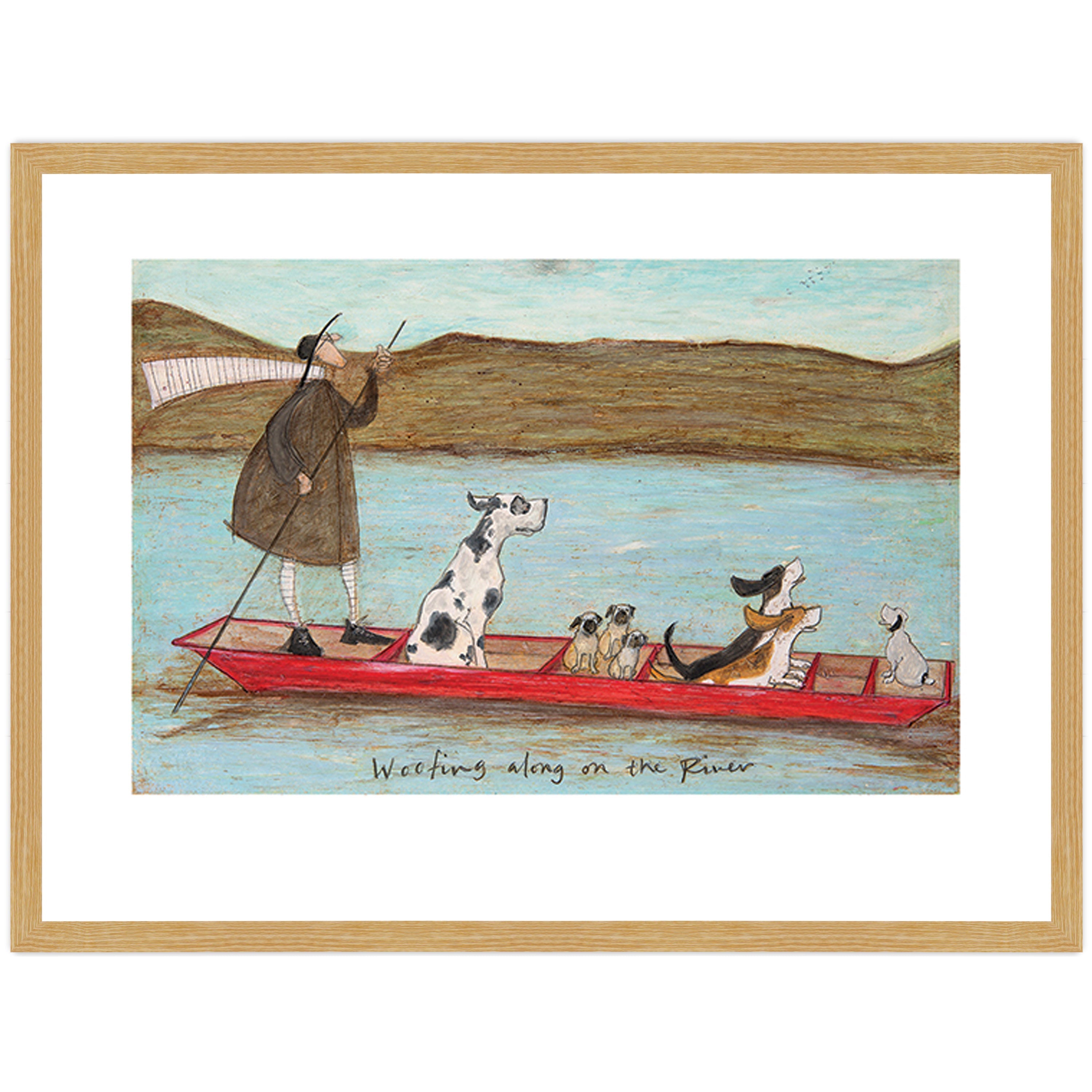 Woofing along on the River