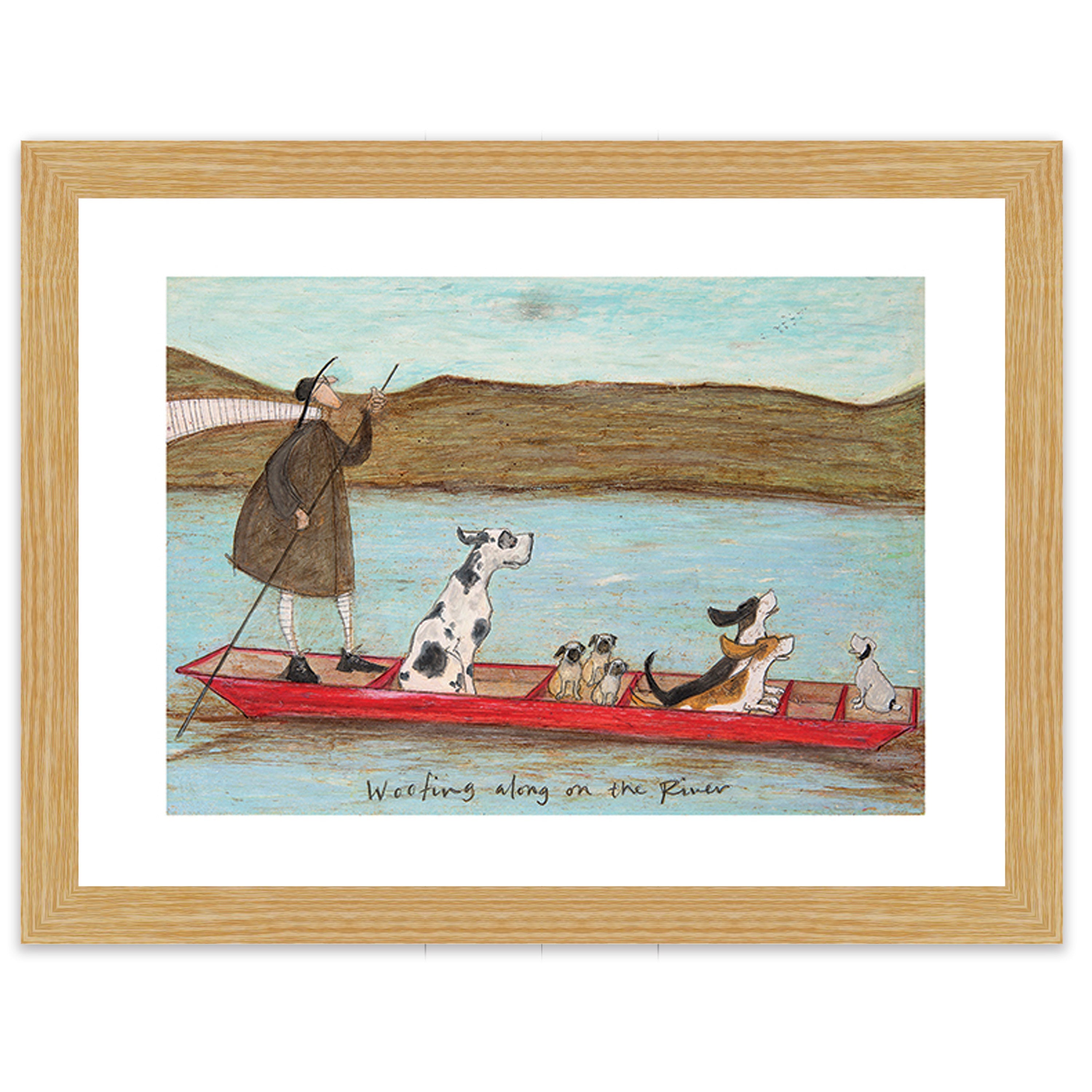 Woofing along on the River