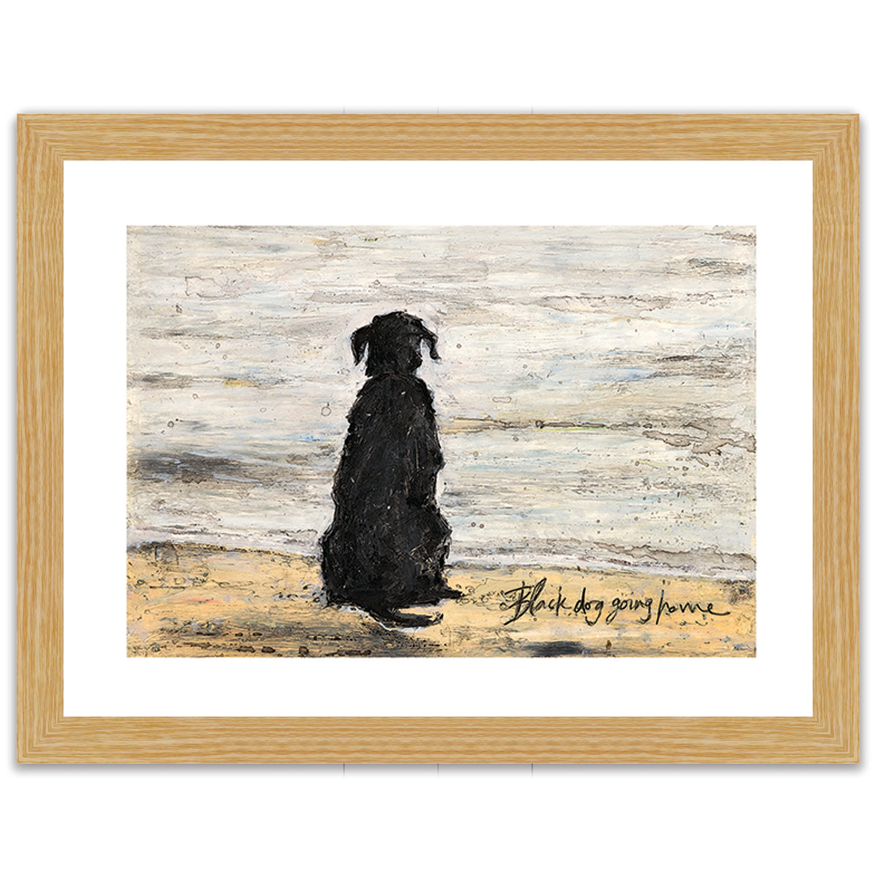 Black Dog Going Home