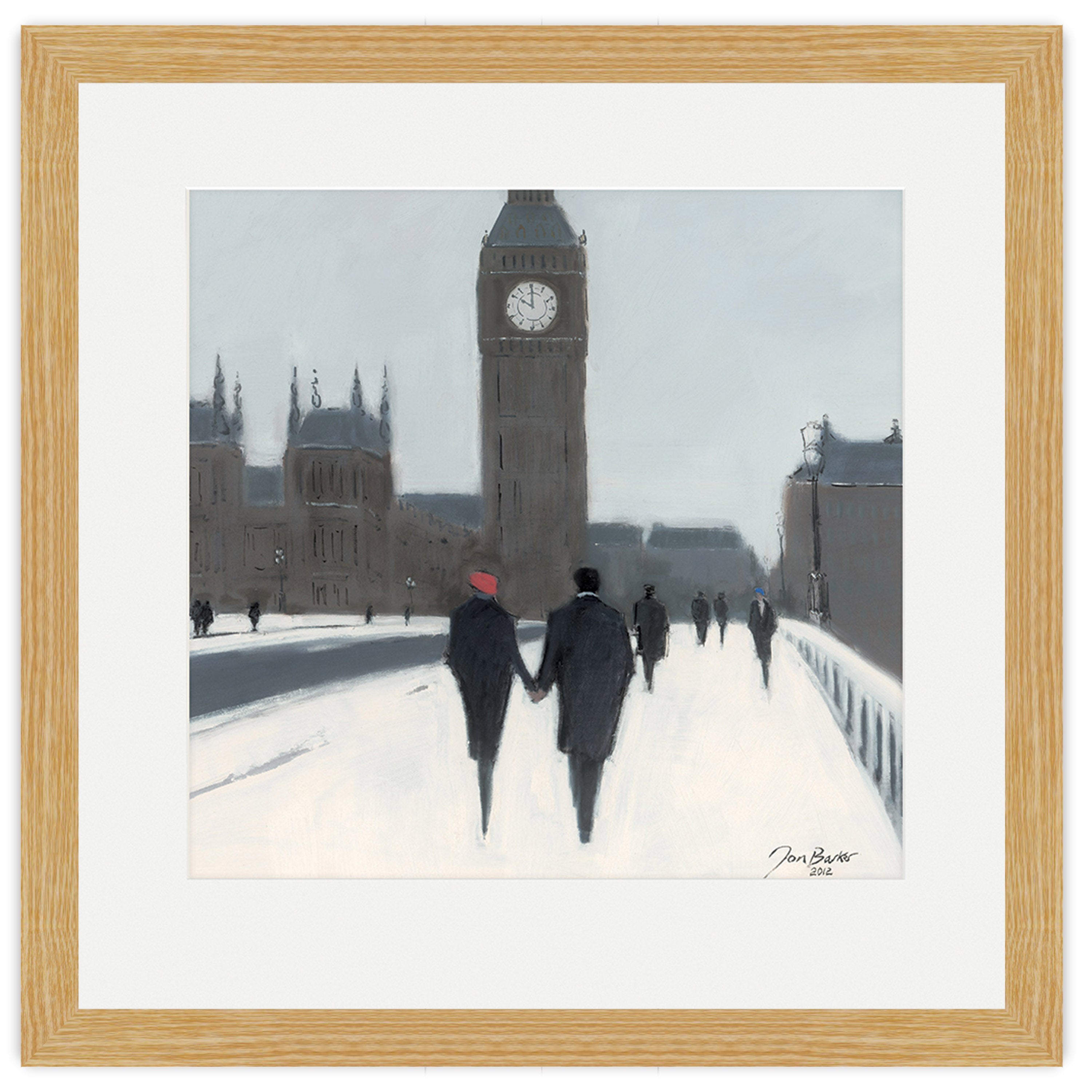 Big Ben, Red Beret and Snow