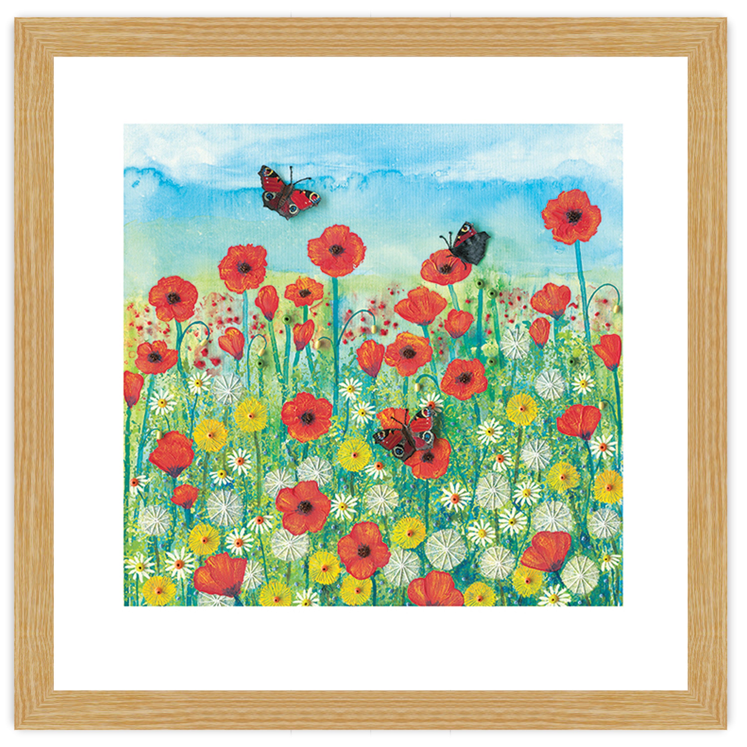 Peacocks and Poppies