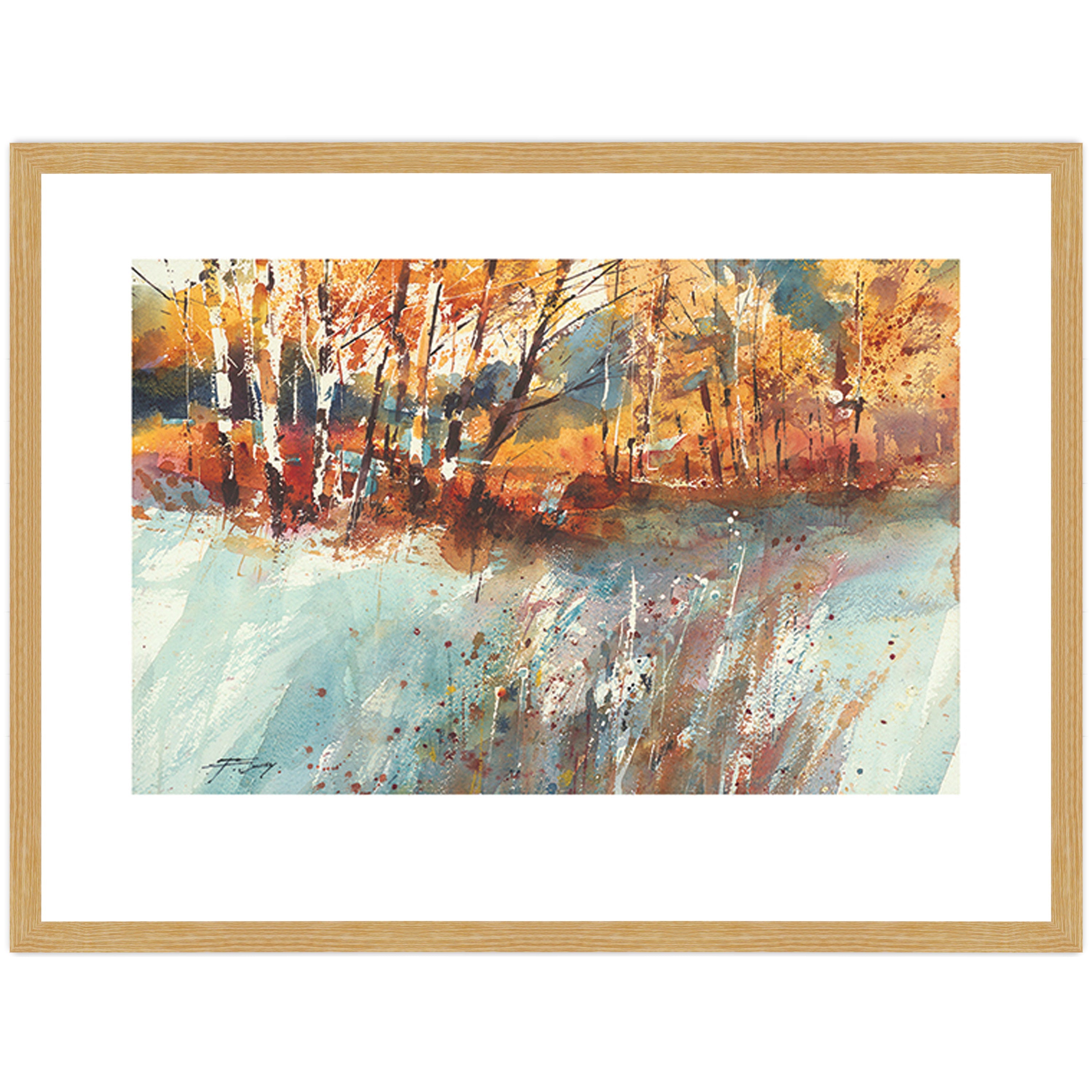 Frost & Autumn Birches