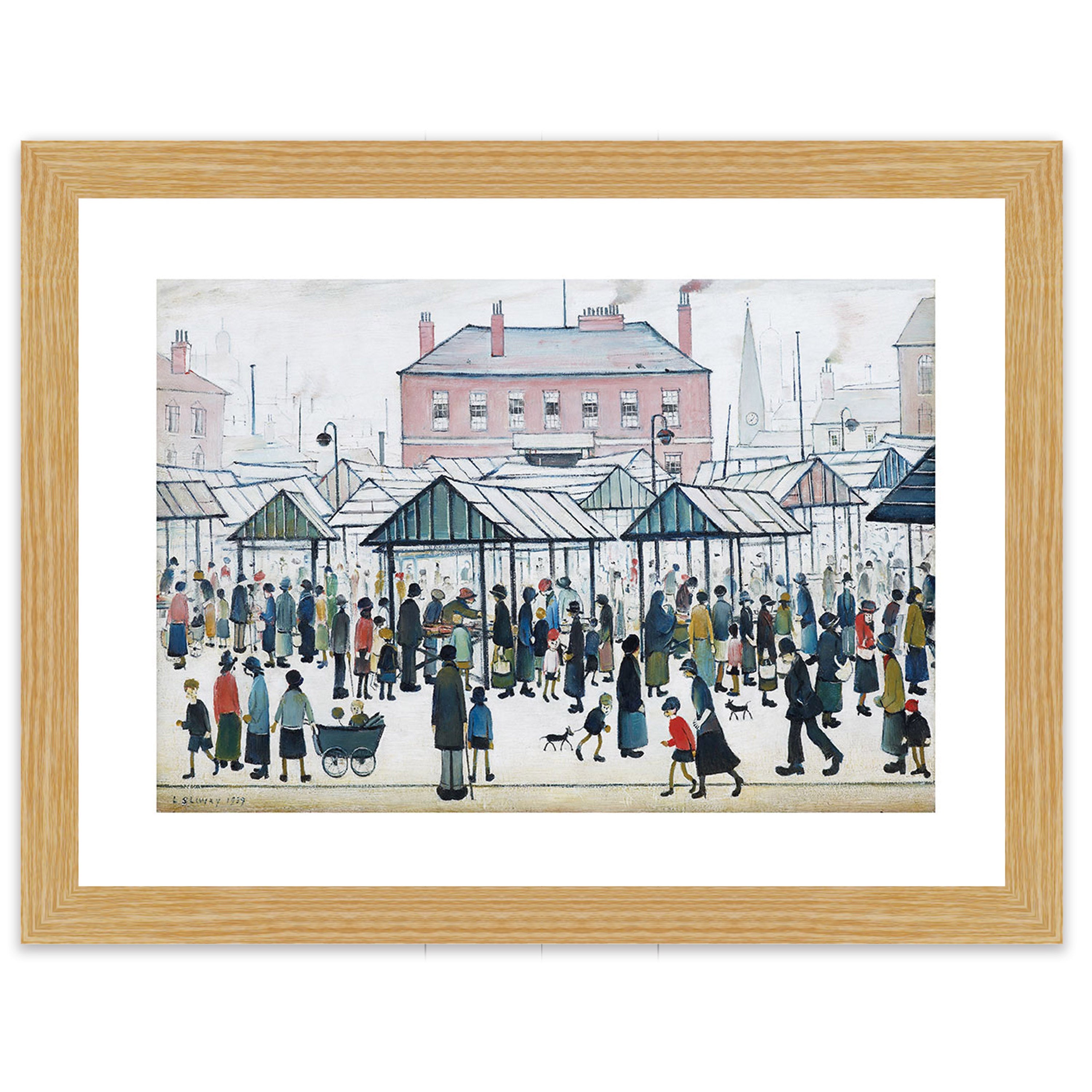 Market Scene, Northern Town, 1939
