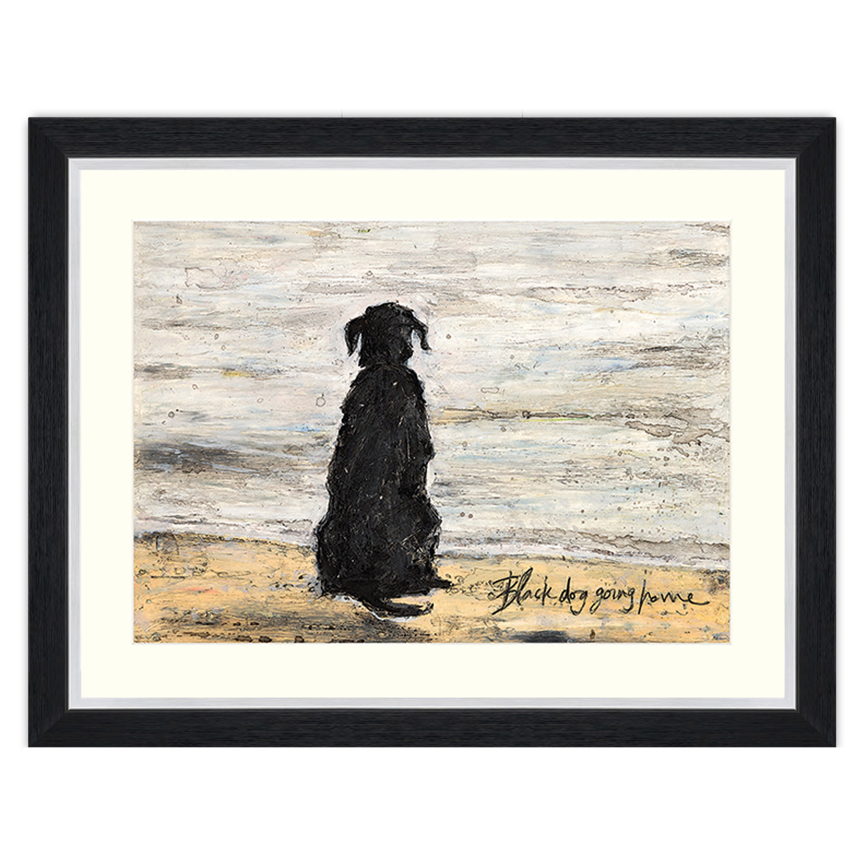 Black Dog Going Home