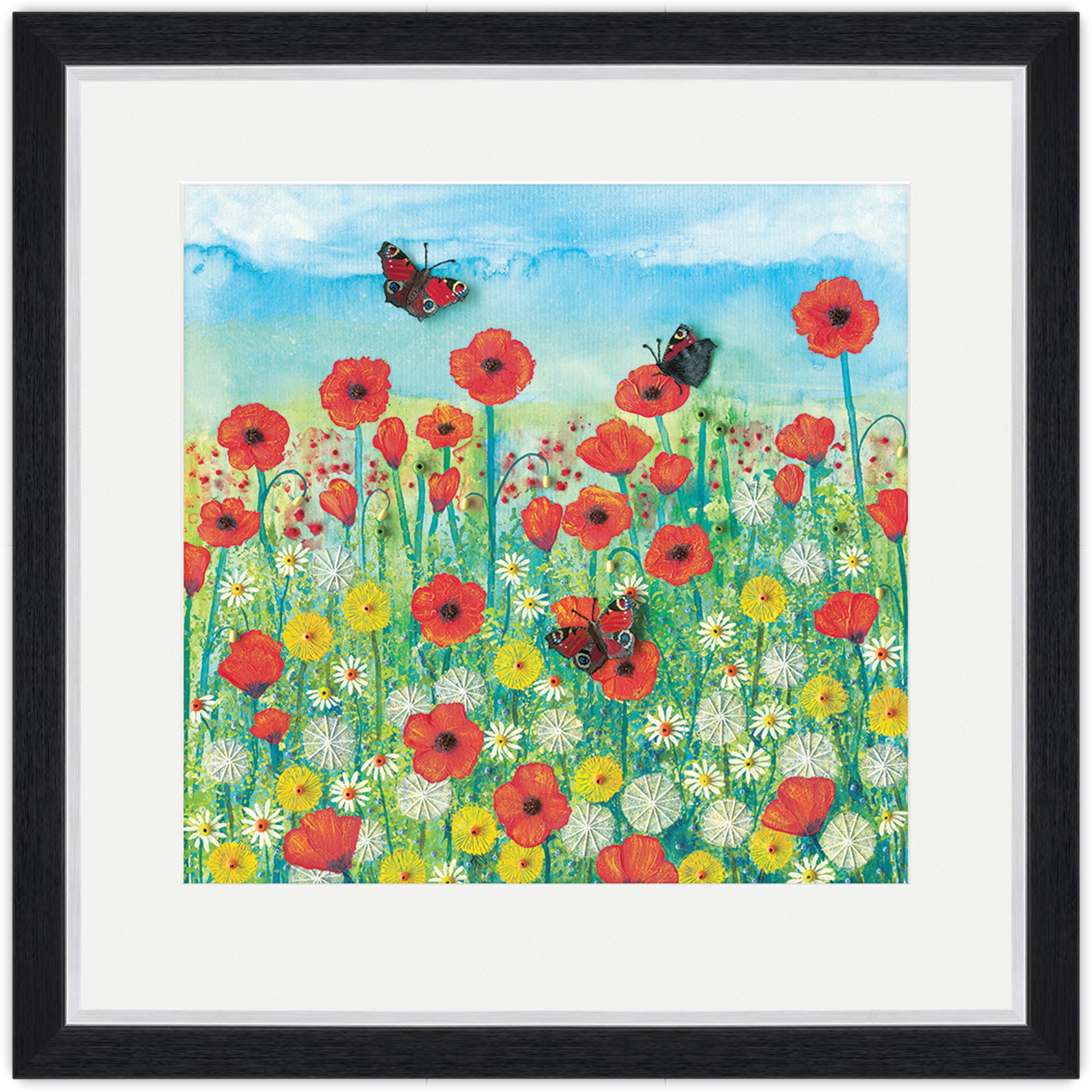 Peacocks and Poppies
