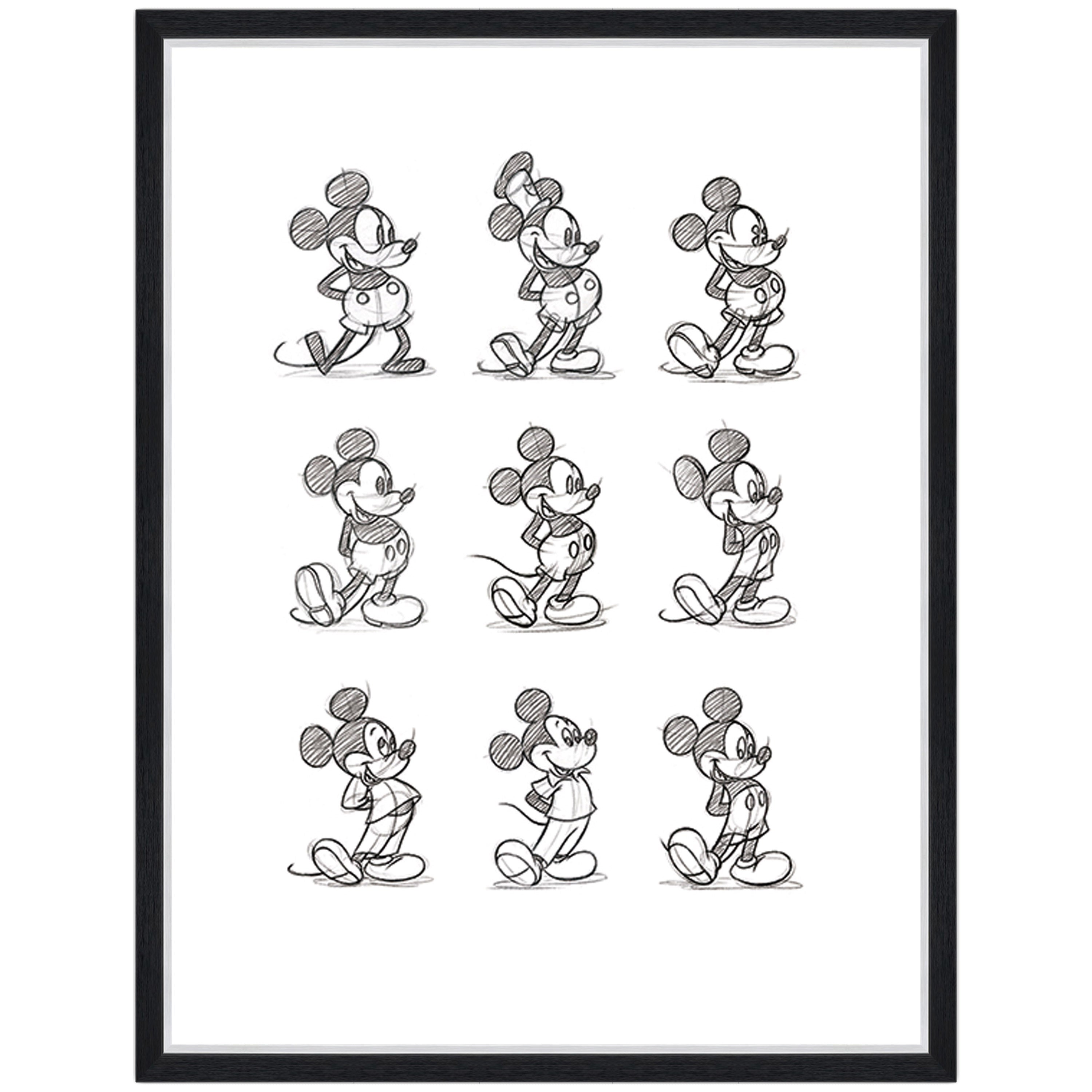Mickey Mouse Poses (Sketch)