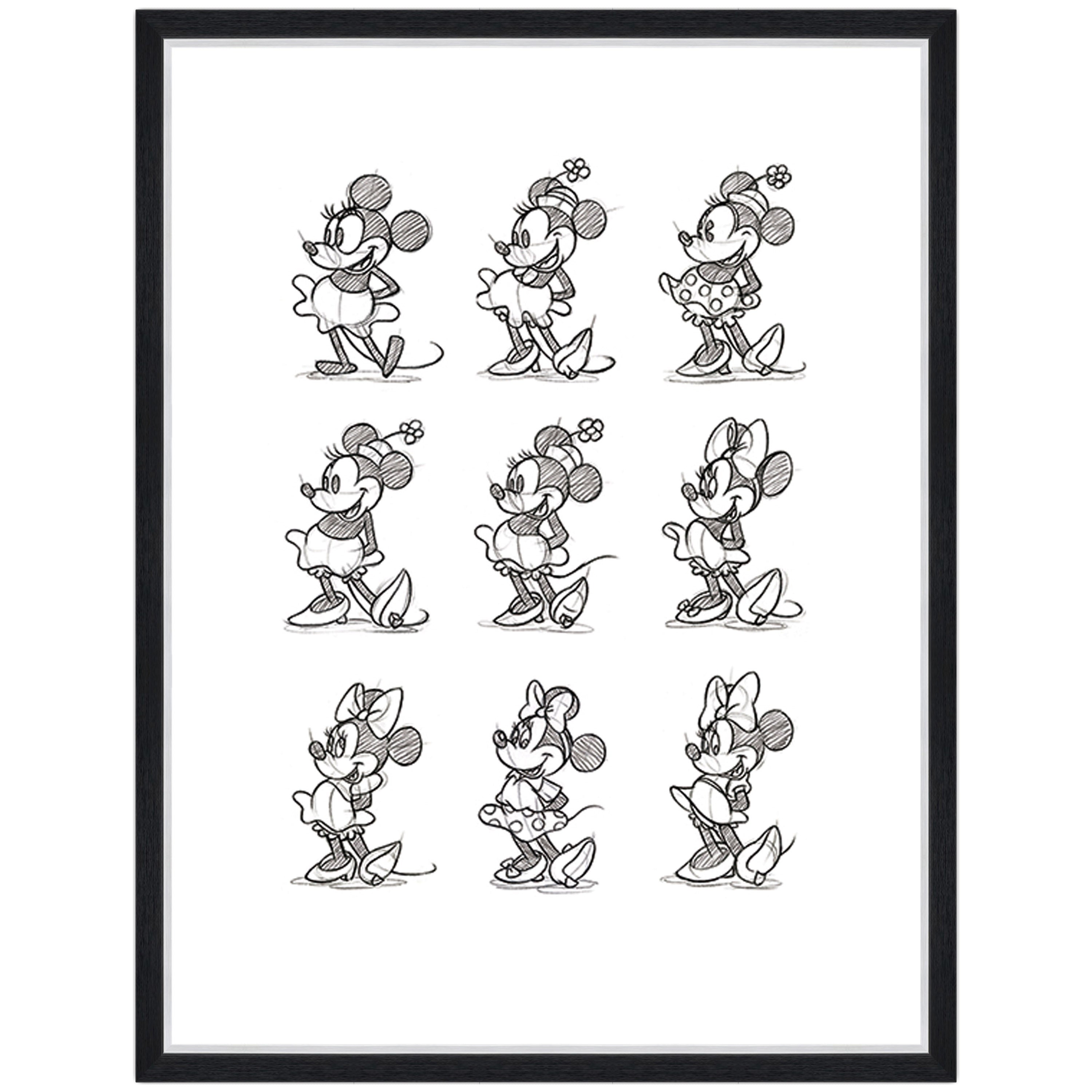 Minnie Mouse Poses (Sketch)