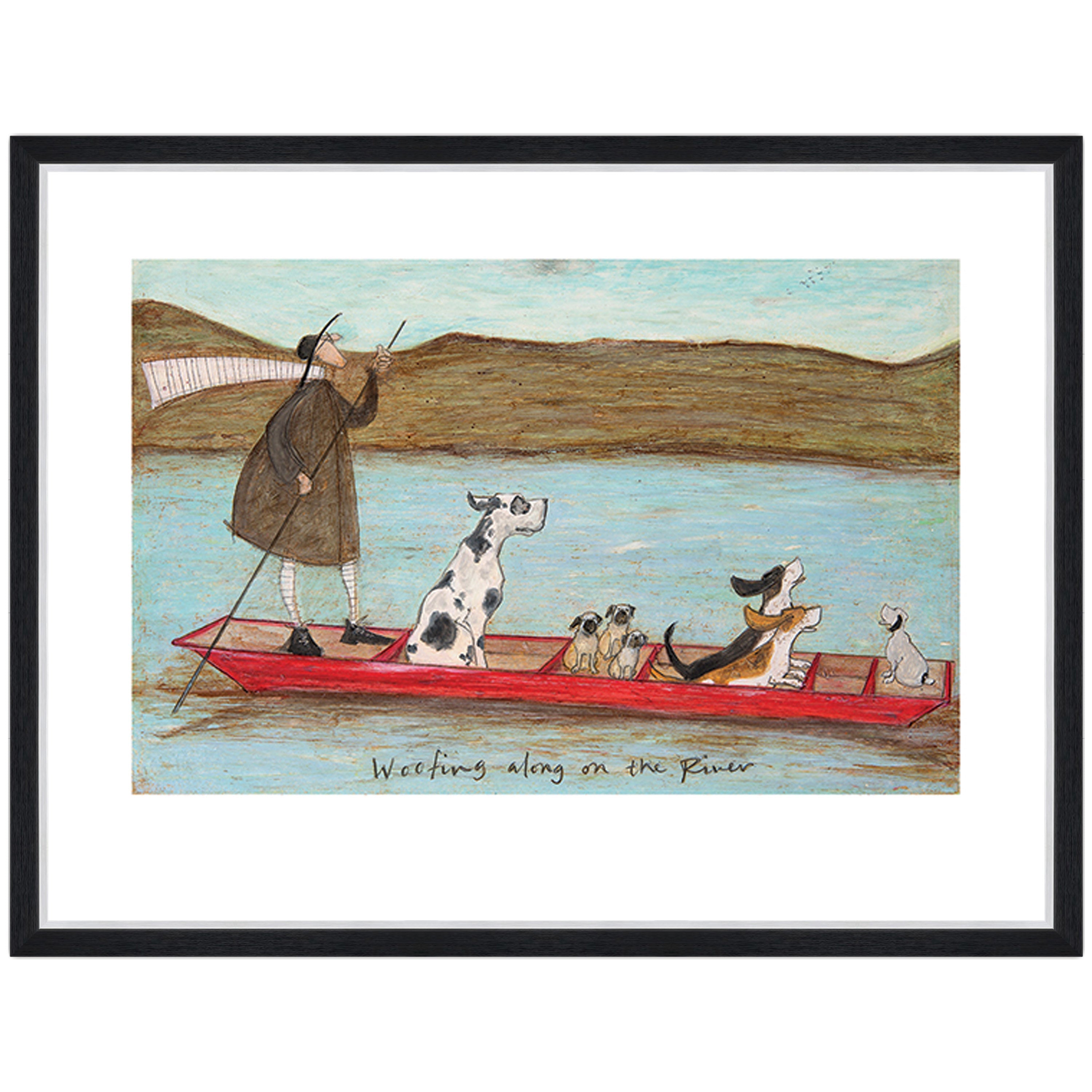 Woofing along on the River