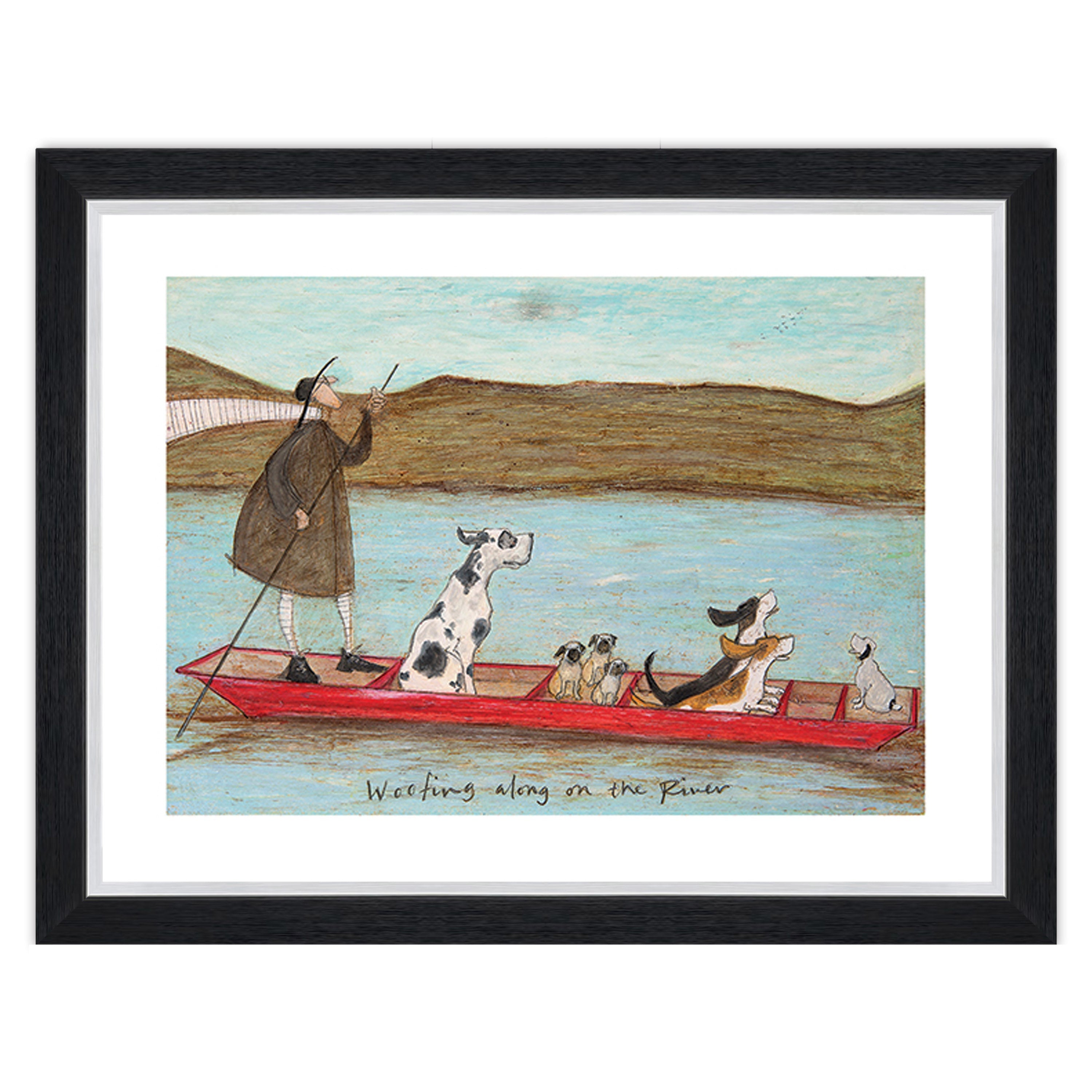Woofing along on the River