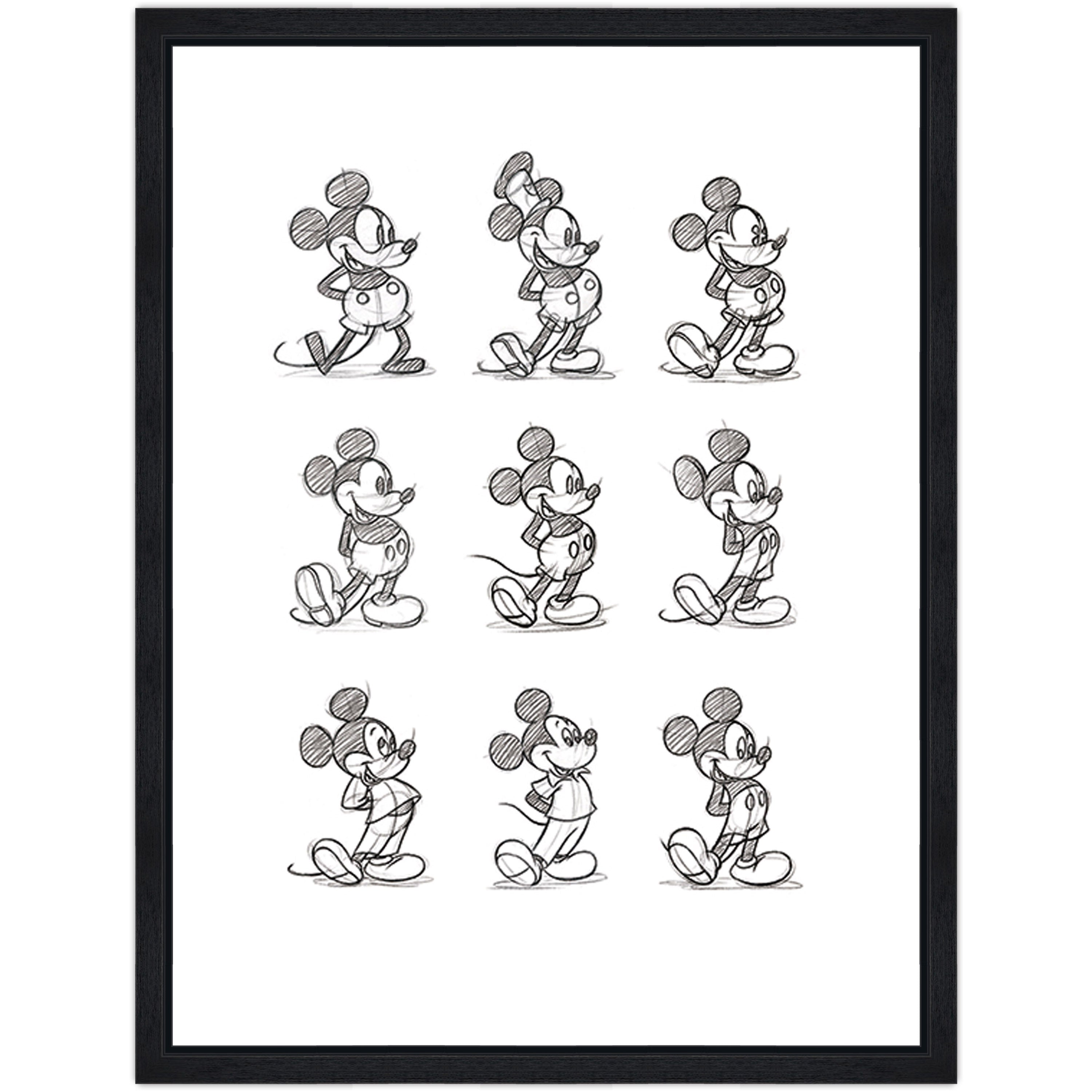 Mickey Mouse Poses (Sketch)