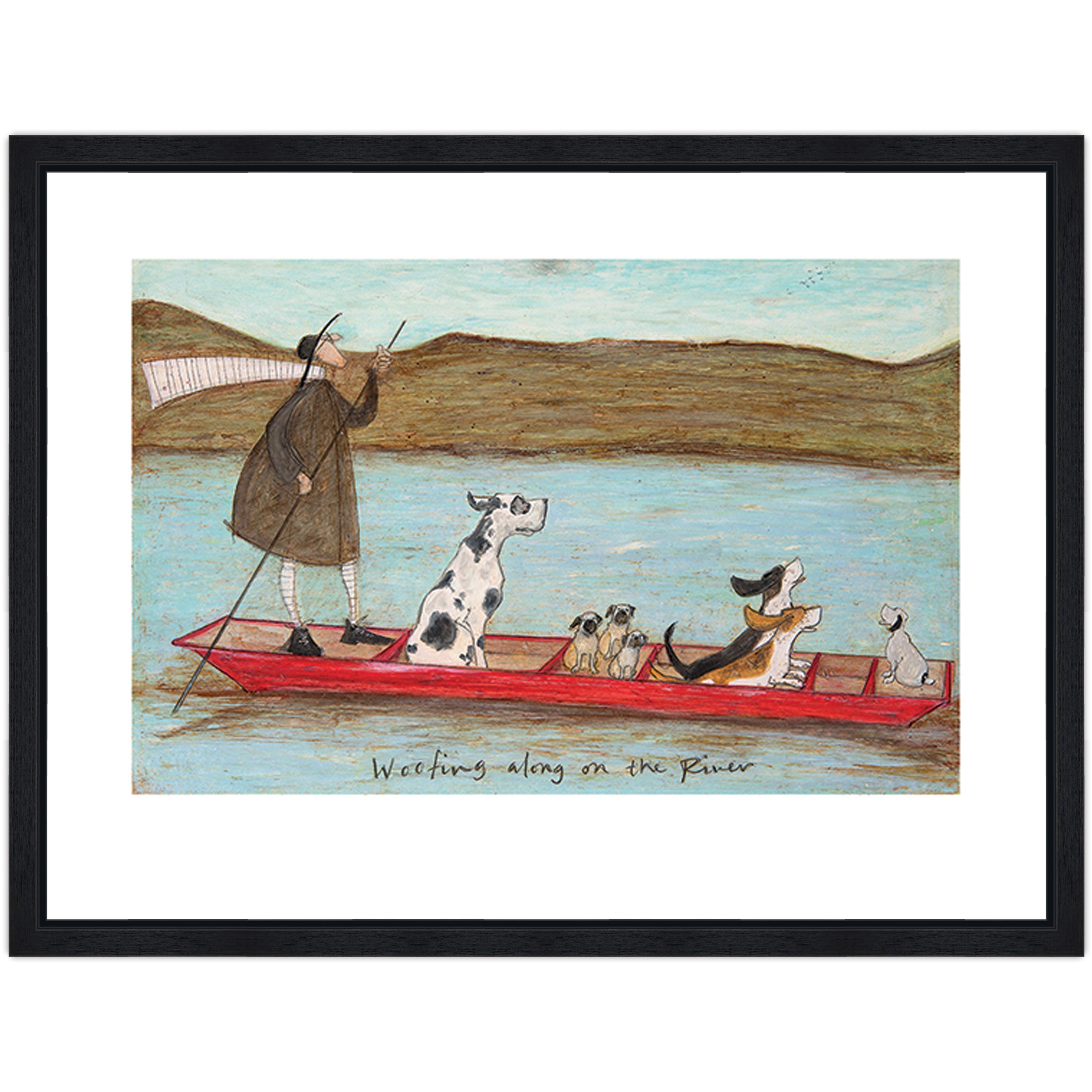 Woofing along on the River