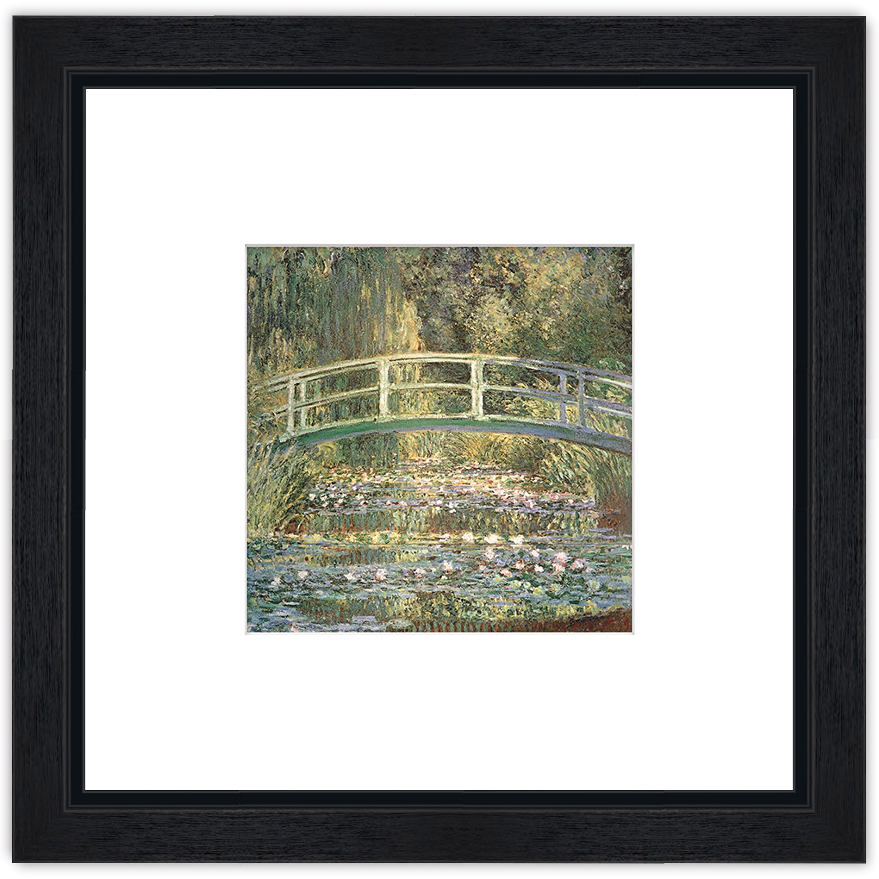 Waterlilies and Japanese Bridge