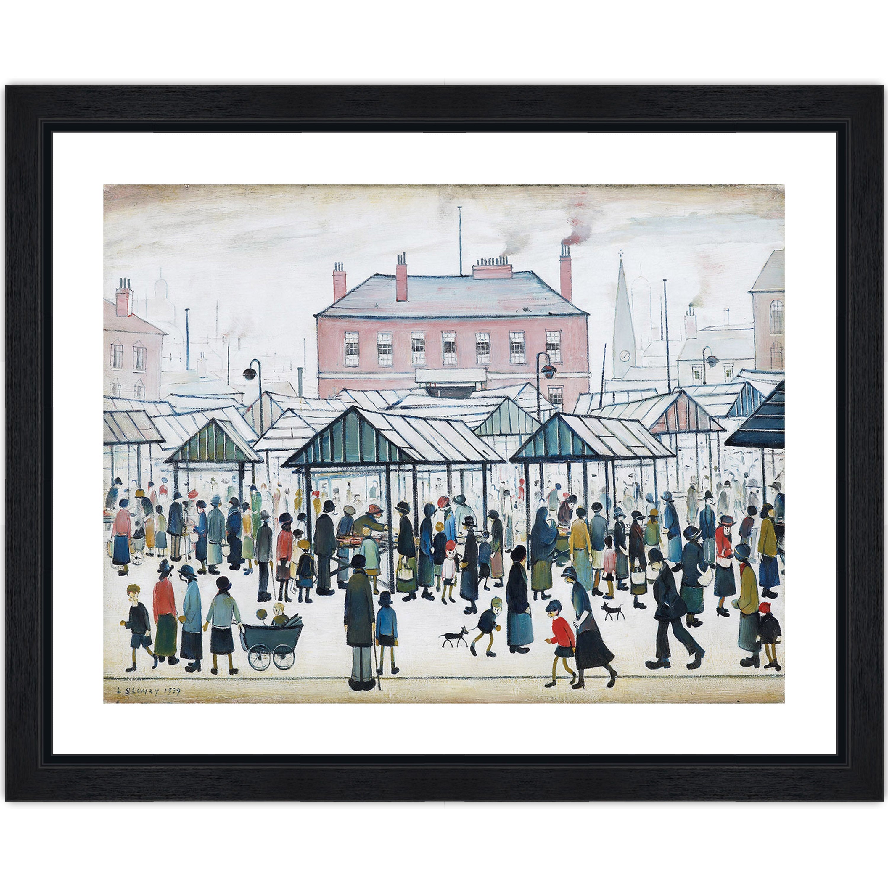 Market Scene, Northern Town, 1939