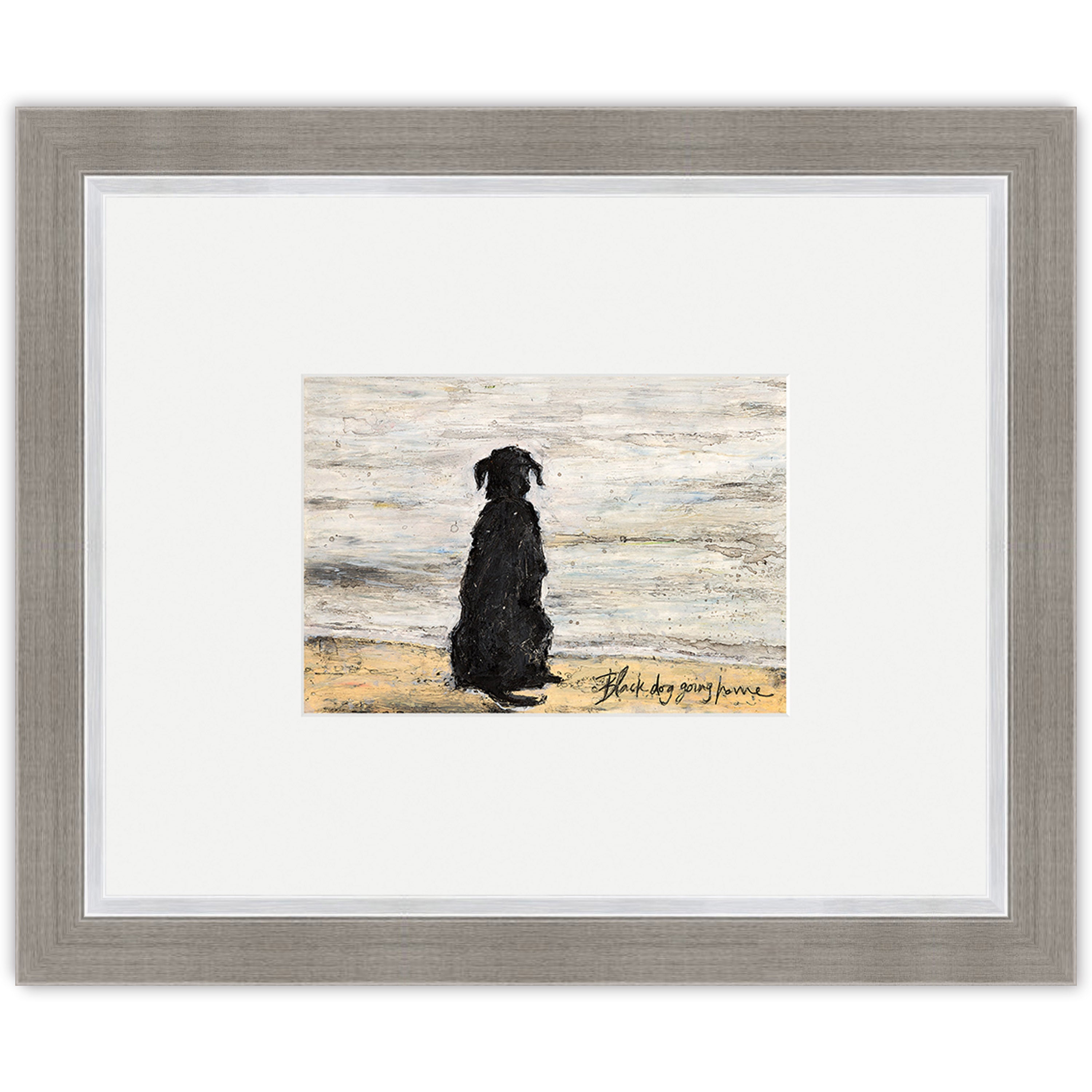 Black Dog Going Home