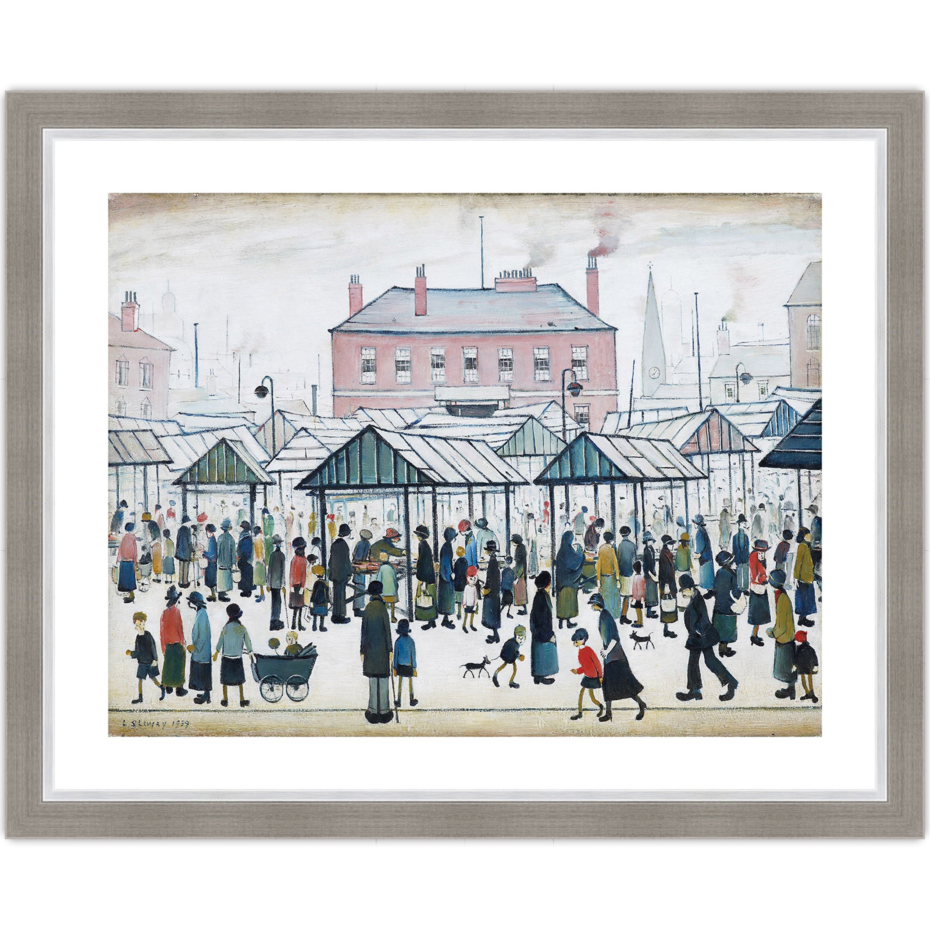 Market Scene, Northern Town, 1939