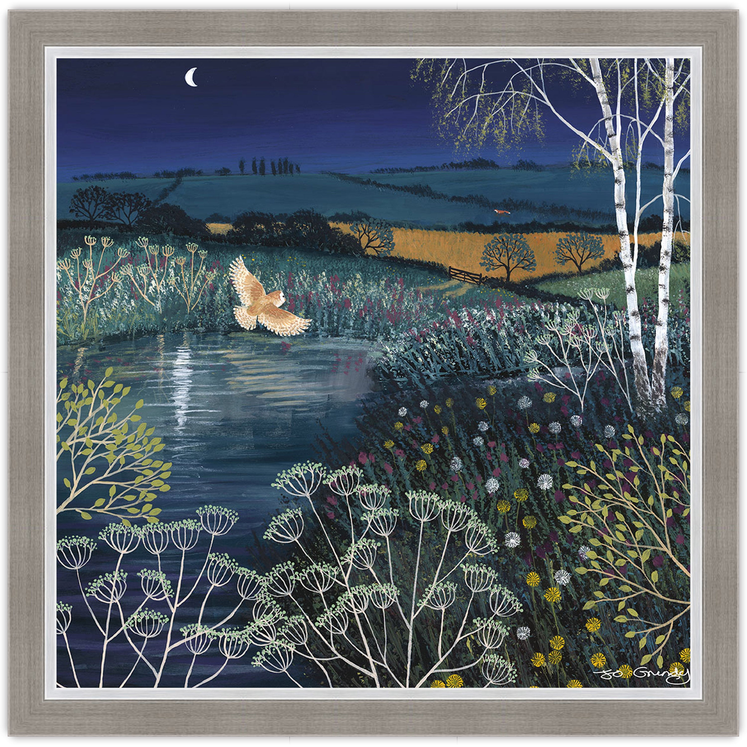 Over Moonlit Pool