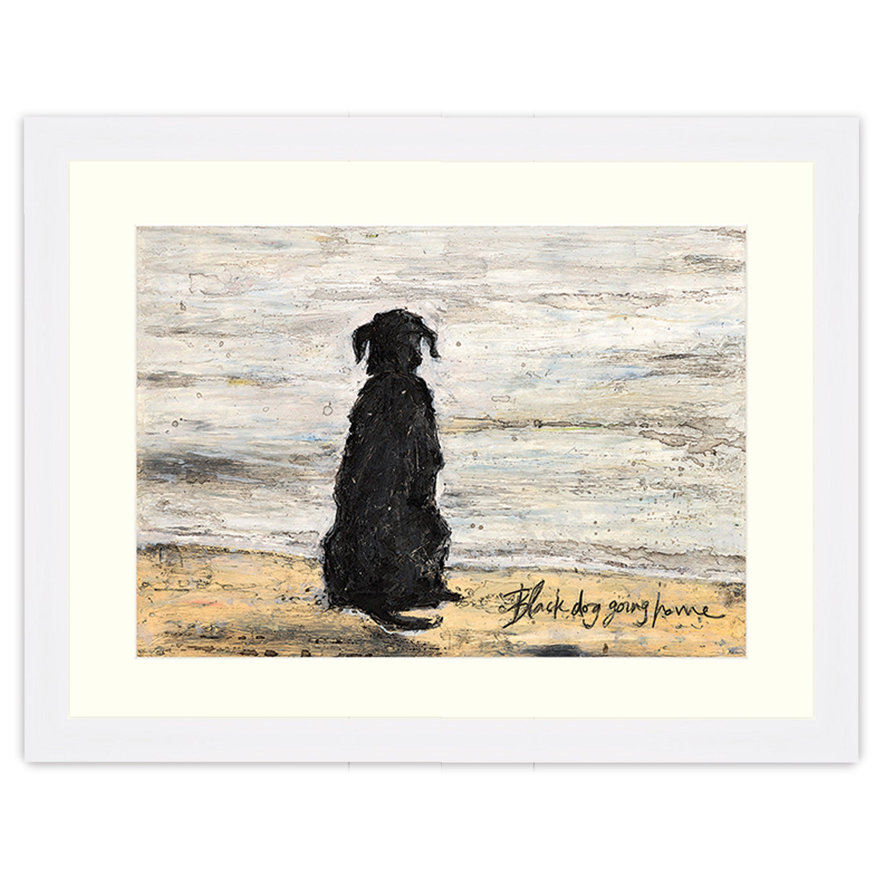 Black Dog Going Home